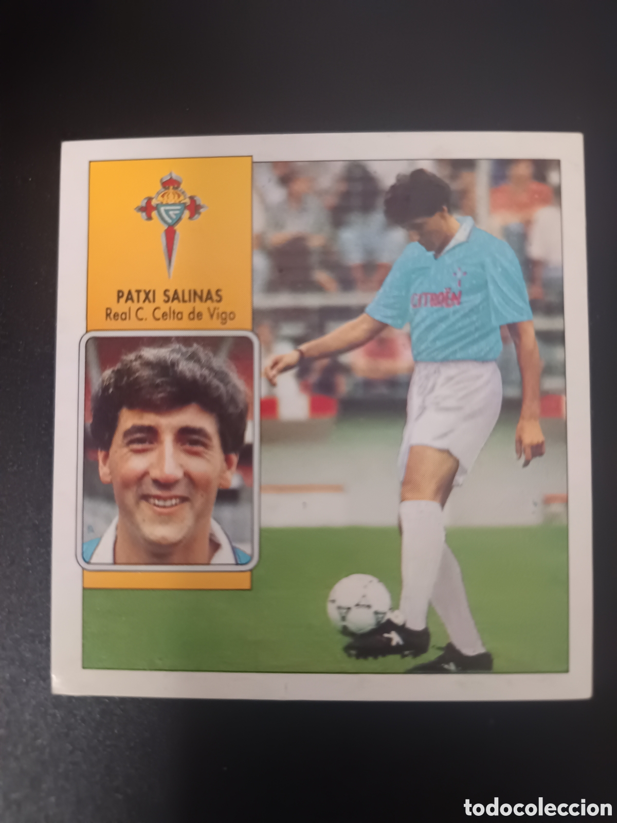 Cromos de F&uacute;tbol: CROMO PATXI SALINAS FICHAJE 34 CELTA DE VIGO ED ESTE LIGA 92 93 1992 1993