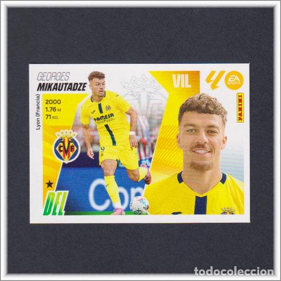 Fu&szlig;ball-Sticker: LIGA ESTE 2025 2026 25 26 PANINI MIKAUTADZE 65 FICHAJE VILLARREAL ALBUM COLECCI&Oacute;N 4&ordf; EDICI&Oacute;N