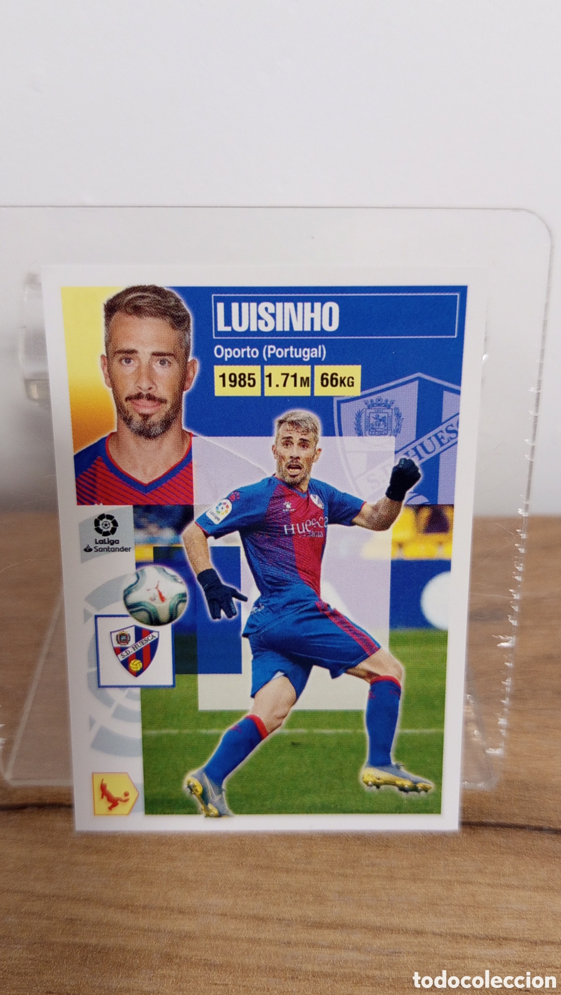 Cromos de F&uacute;tbol: ❇️ CROMO STICKER ⚽ LUISINHO HUESCA 2020 2021 20 21 LIGA SANTANDER PANINI ❇️