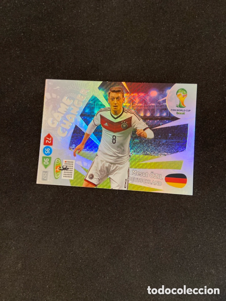 Football Stickers: MESUT OZIL 395 GAME CHANGER (ALEMANIA) PANINI ADRENALYN MUNDIAL 2014 BRASIL 14 FUTBOL CARTA A-1