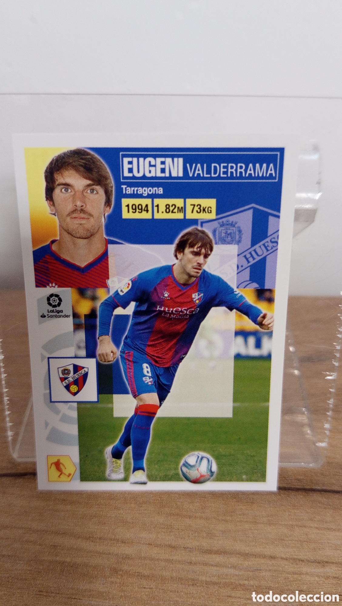 Cromos de F&uacute;tbol: ❇️ CROMO STICKER ⚽ EUGENI HUESCA 2020 2021 20 21 LIGA SANTANDER PANINI ❇️