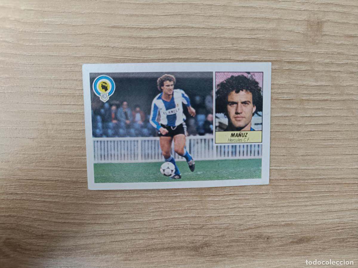 Figurine di Calcio: CROMO DE F&Uacute;TBOL LIGA ESTE MA&Ntilde;UZ HERCULES SIN PEGAR NUNCA PEGADO 84 85 1984 1985