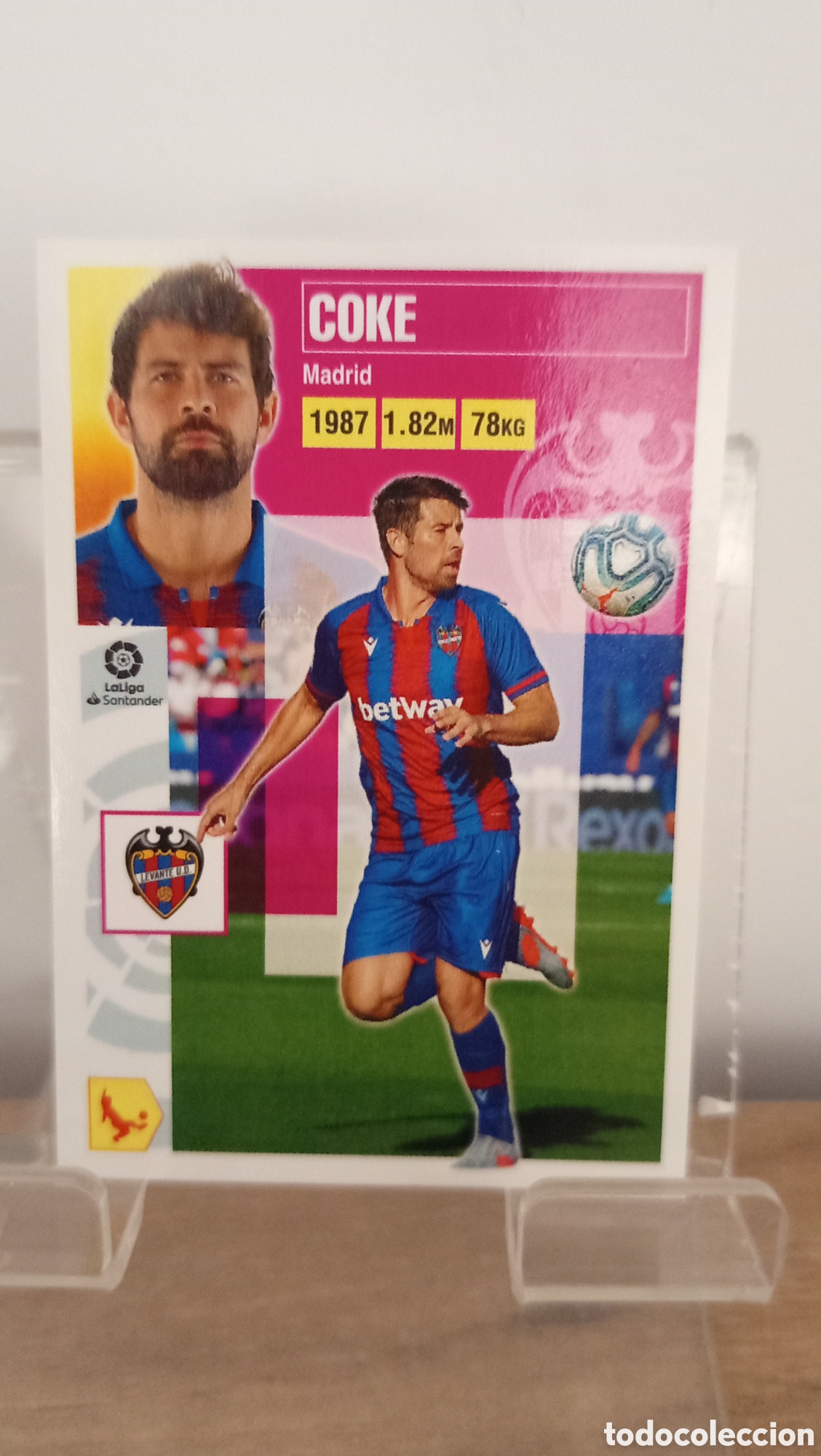 Cromos de F&uacute;tbol: ❇️ CROMO STICKER ⚽ COKE LEVANTE 2020 2021 20 21 LIGA SANTANDER PANINI ❇️