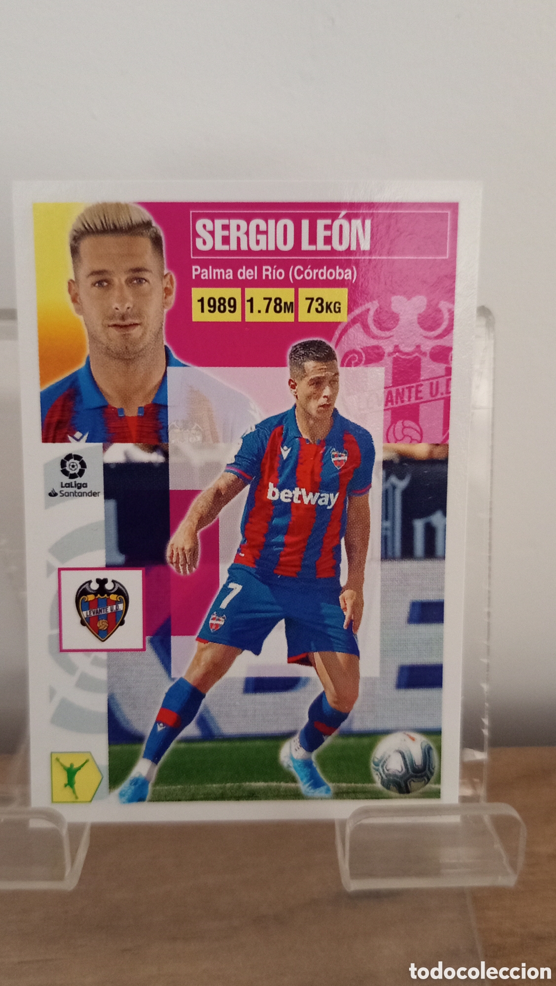 Cromos de F&uacute;tbol: ❇️ CROMO STICKER ⚽ SERGIO LE&Oacute;N LEVANTE 2020 2021 20 21 LIGA SANTANDER PANINI ❇️