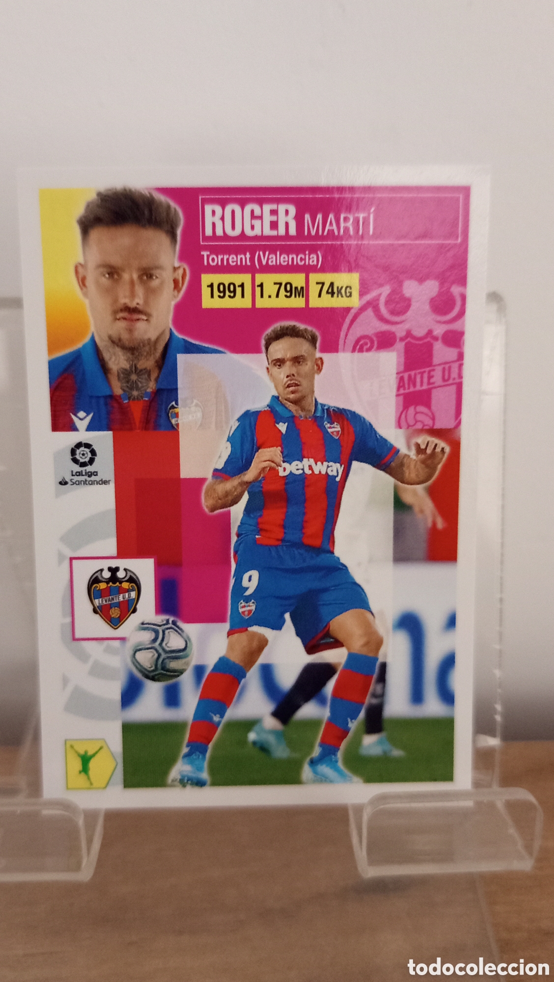 Cromos de F&uacute;tbol: ❇️ CROMO STICKER ⚽ ROGER LEVANTE 2020 2021 20 21 LIGA SANTANDER PANINI ❇️