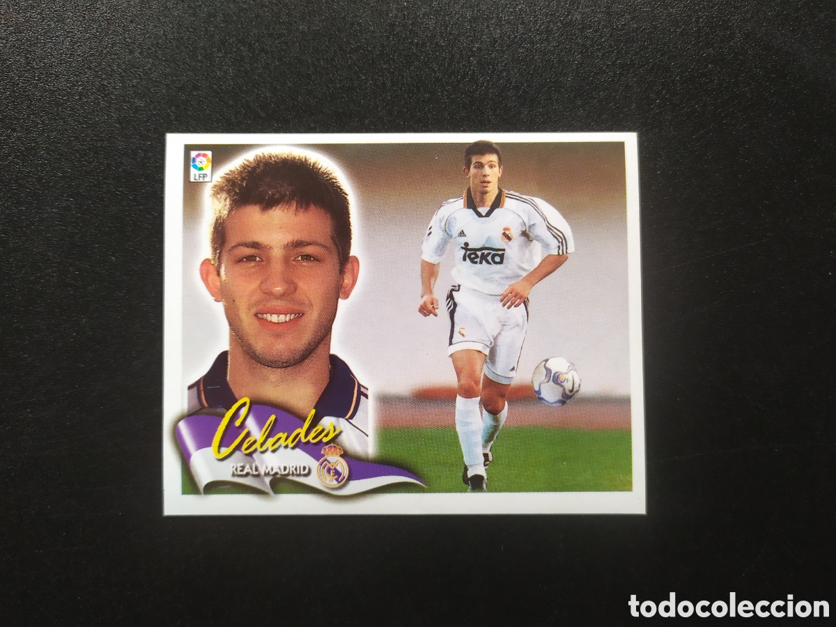 Cromos de f&uacute;tbol: Liga este 2000 2001 00 01 Celades fichaje n&deg; 2 Real Madrid