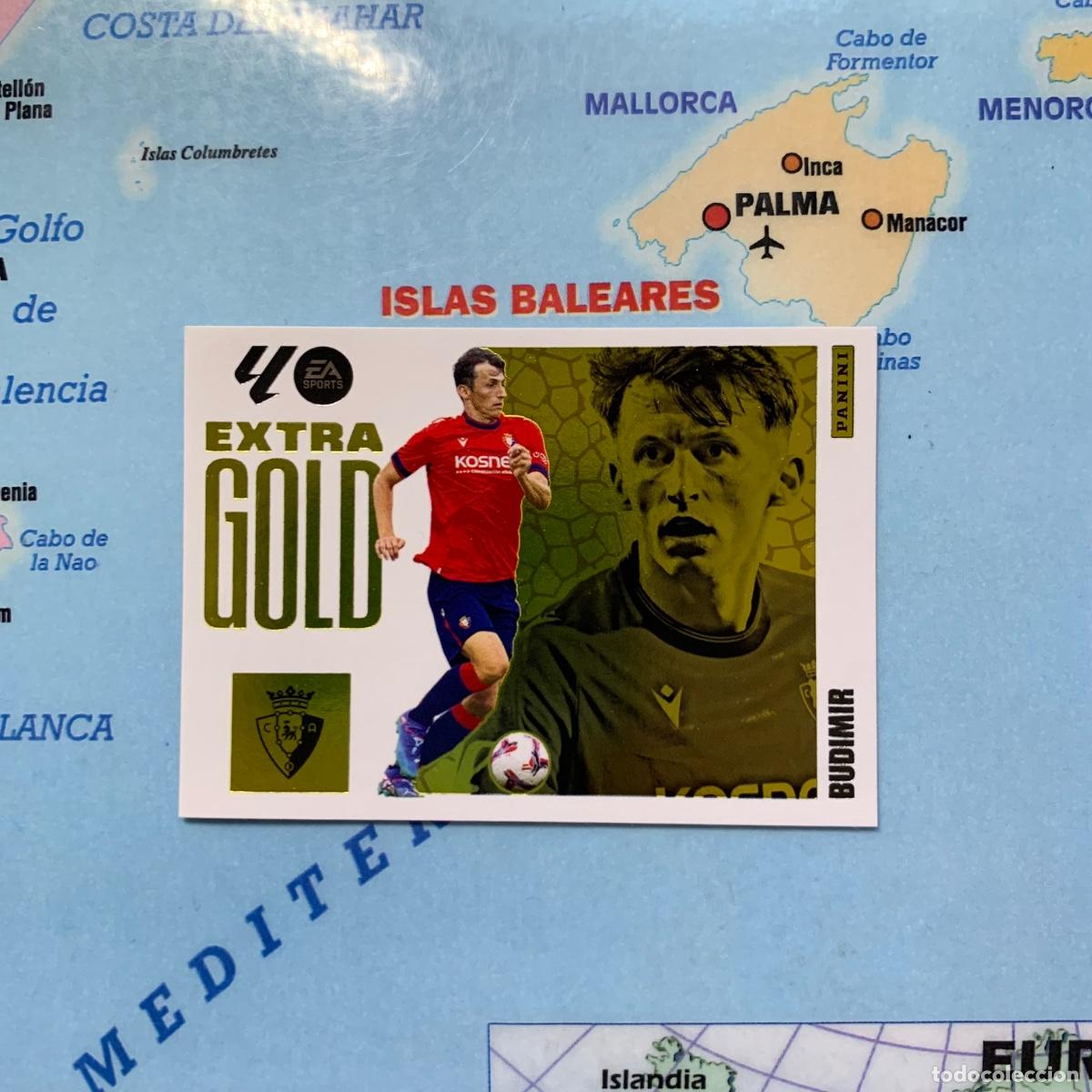 Cromos de f&uacute;tbol: Budimir extra gold del Osasuna cromo liga este 25-26 2025-2026
