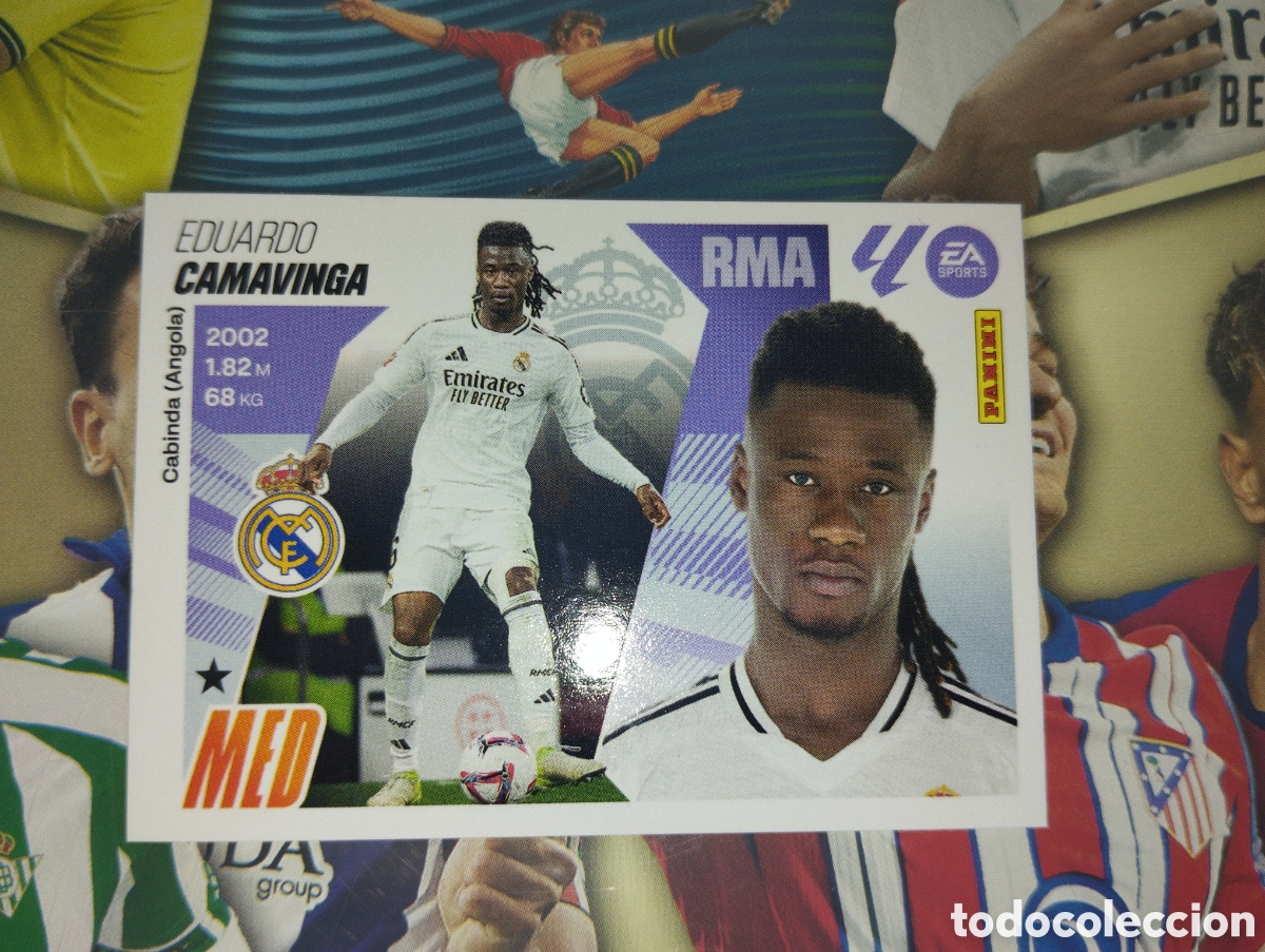 Fu&szlig;ball-Sticker: LIGA ESTE 2025 2026 25 26 - PANINI - N&ordm; 12 CAMAVINGA REAL MADRID