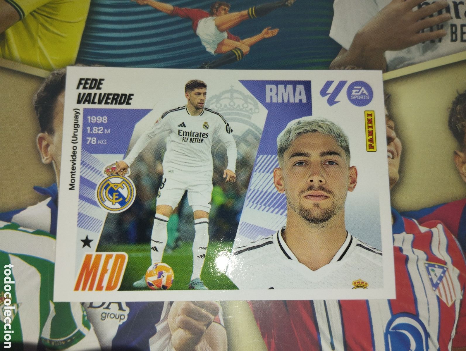 Fu&szlig;ball-Sticker: LIGA ESTE 2025 2026 25 26 - PANINI - N&ordm; 14 FEDE VALVERDE REAL MADRID