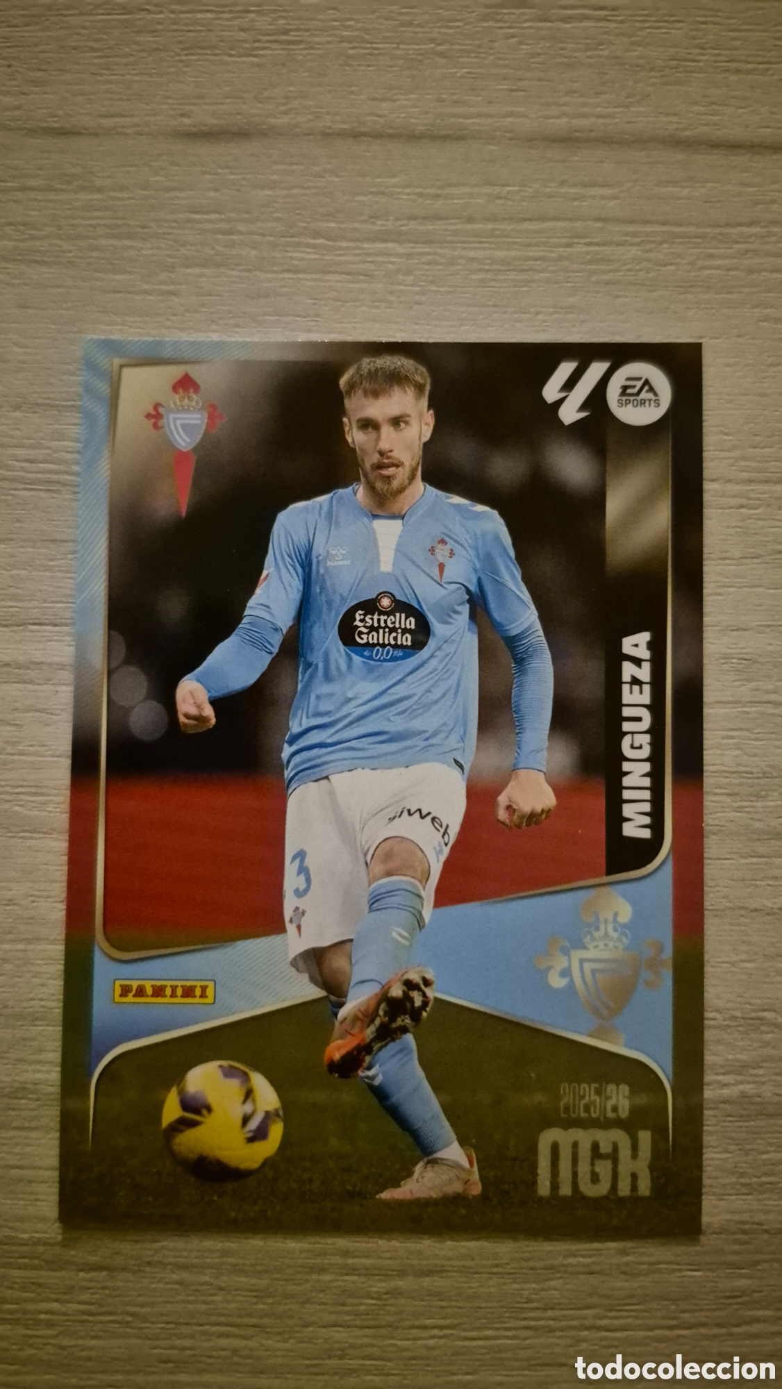 Cromos de F&uacute;tbol: N&deg;116 Celta de Vigo Mingueza Megacracks 25/26