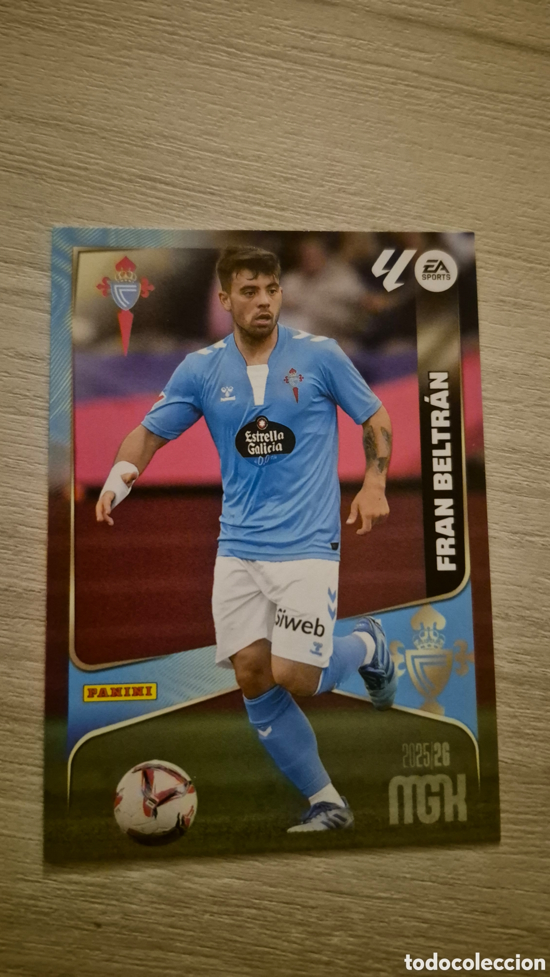 Cromos de F&uacute;tbol: N&deg;119 Celta de Vigo Fran Beltr&aacute;n Megacracks 25/26