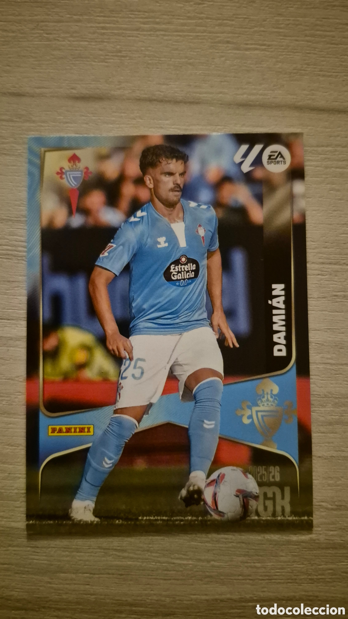Cromos de F&uacute;tbol: N&deg;120 Celta de Vigo Damian Megacracks 25/26