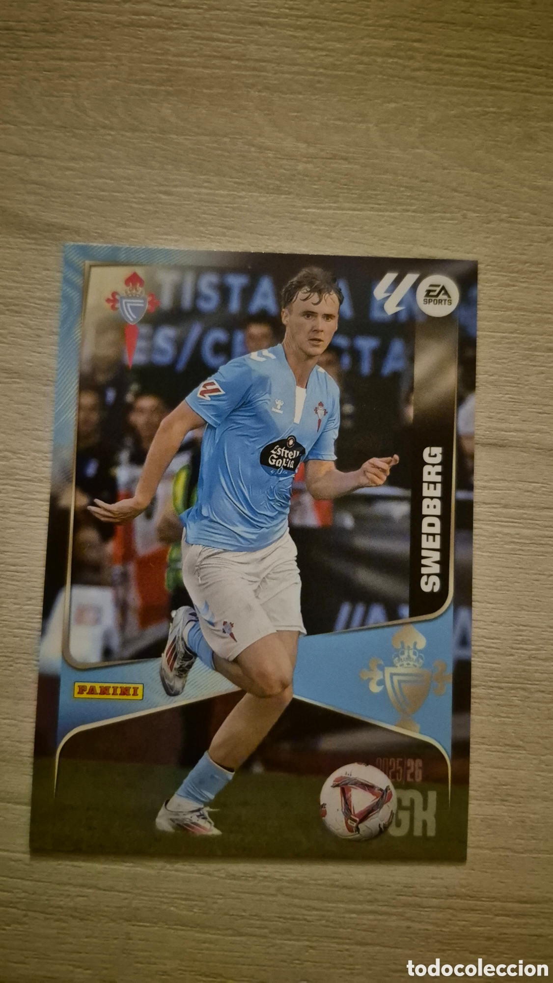 Cromos de F&uacute;tbol: N&deg;125 Celta de Vigo Swedberg Megacracks 25/26