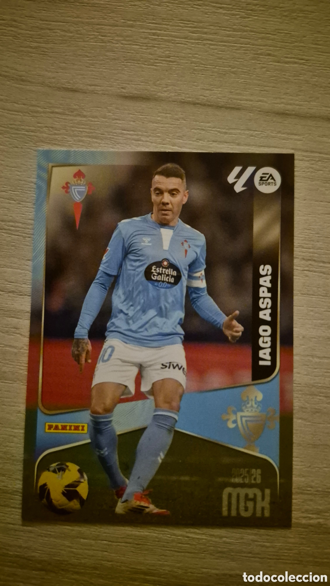 Cromos de F&uacute;tbol: N&deg;126 Celta de Vigo Iago Aspas Megacracks 25/26