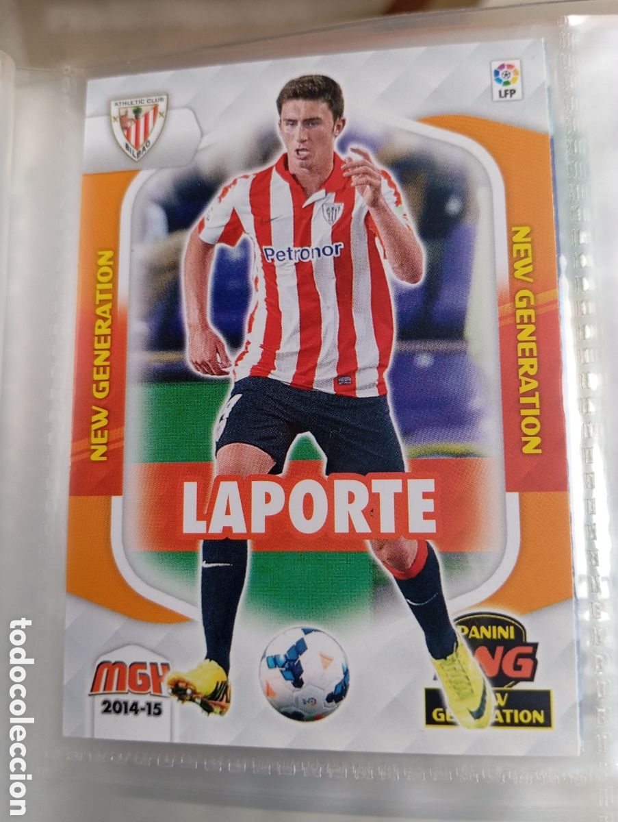 Cromos de Futebol: Laporte New Generation Athletic Ficha Cromo futbol Megacracks 2014-2015 Liga BBVA MGK 14-15 Panini