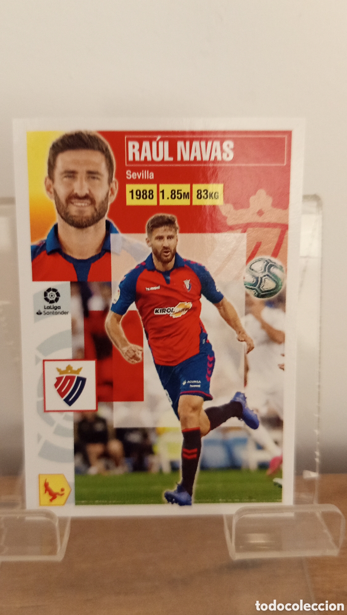 Cromos de F&uacute;tbol: ❇️ CROMO STICKER ⚽ RA&Uacute;L NAVAS OSASUNA 6 B 2020 2021 20 21 LIGA SANTANDER PANINI ❇️