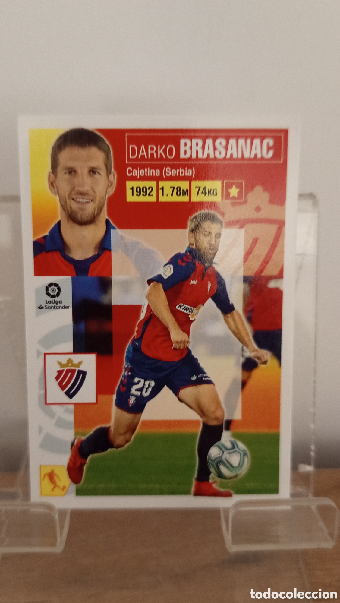 Cromos de F&uacute;tbol: ❇️ CROMO STICKER ⚽ BRASANAC OSASUNA 11 2020 2021 20 21 LIGA SANTANDER PANINI ❇️