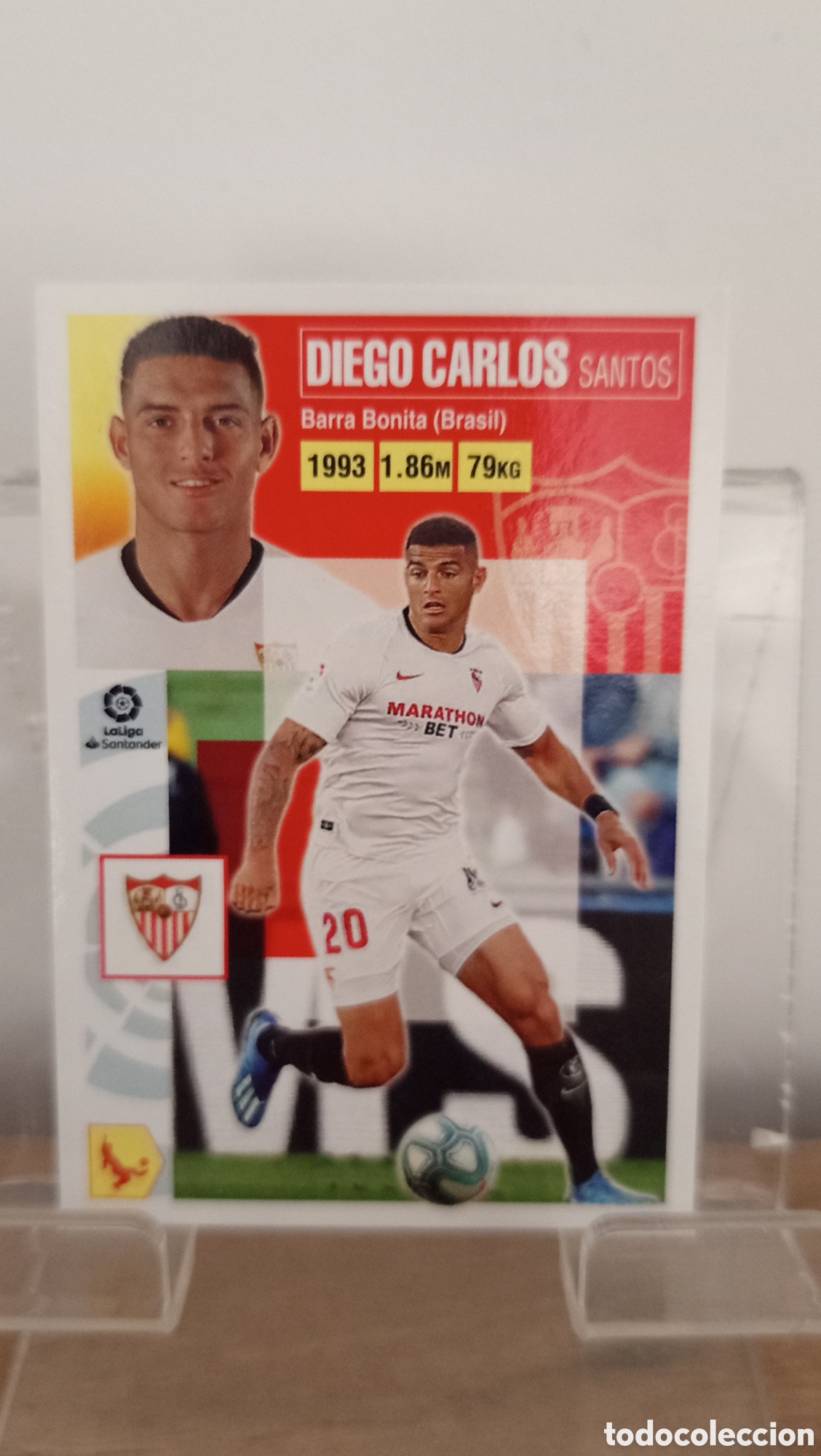 Cromos de F&uacute;tbol: ❇️ CROMO STICKER ⚽ DIEGO CARLOS SEVILLA 6 2020 2021 20 21 LIGA SANTANDER PANINI ❇️
