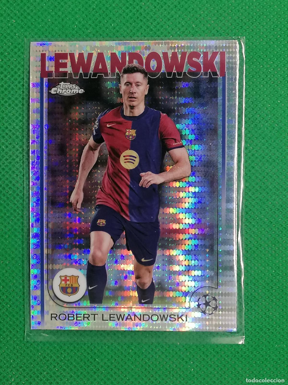 Cromos de Futebol: 200 ROBERT LEWANDOWSKI BARCELONA PULSAR ⚽ TOPPS CHROME UCC 24 25 2024 2025 ⚽