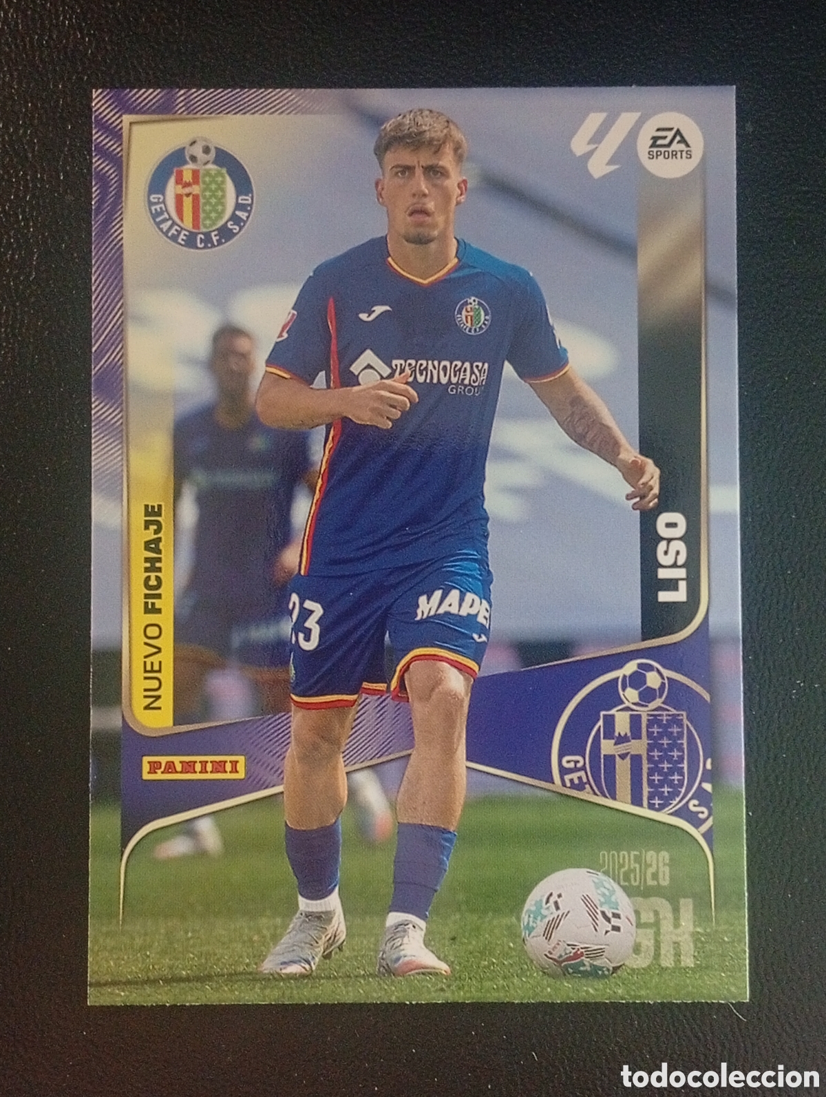 Fu&szlig;ball-Sticker: 479 nuevo fichaje LISO GETAFE MEGACRACKS 2025 2026 25 26 CROMOS PANINI TOPPS