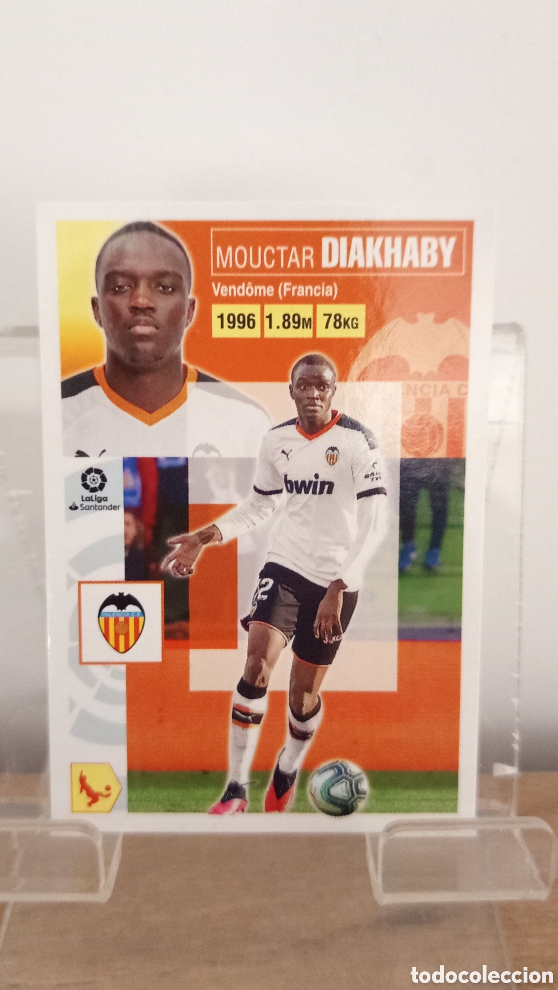 Cromos de F&uacute;tbol: ❇️ CROMO STICKER ⚽ DIAKHABY VALENCIA 6 2021 20 21 LIGA SANTANDER PANINI ❇️