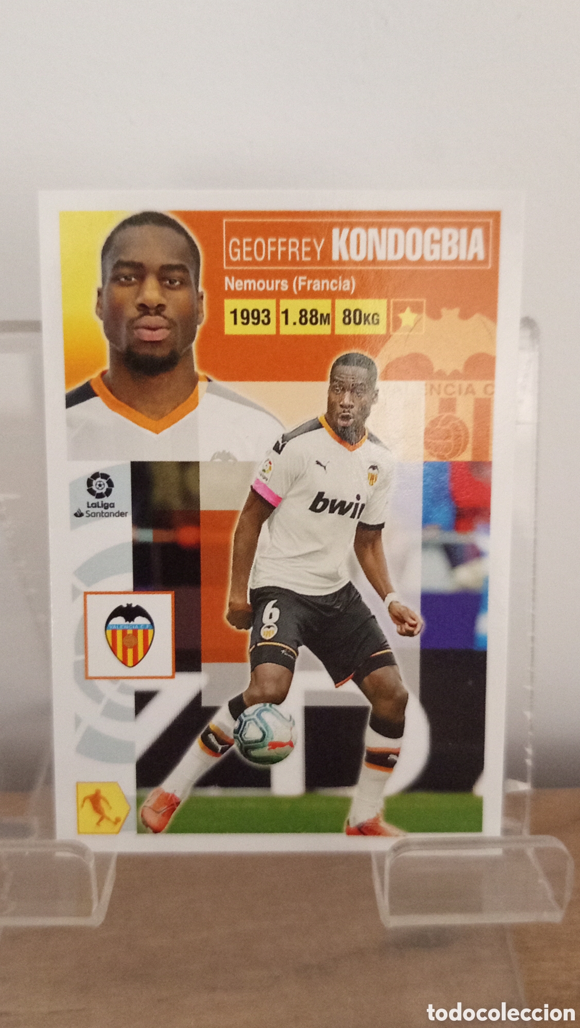 Cromos de F&uacute;tbol: ❇️ CROMO STICKER ⚽ KONDOGBIA VALENCIA 11 2021 20 21 LIGA SANTANDER PANINI ❇️