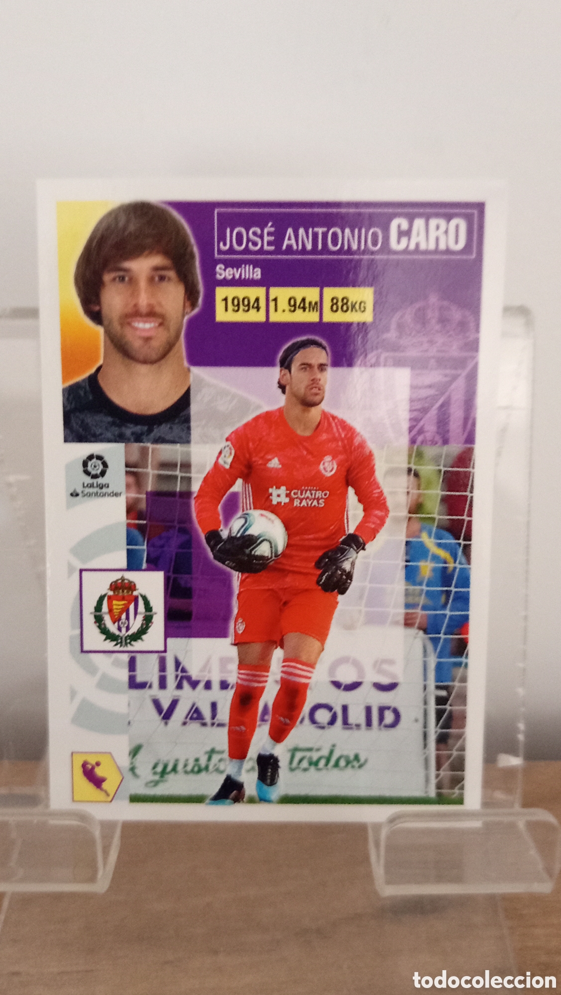 Cromos de F&uacute;tbol: ❇️ CROMO STICKER ⚽ CARO VALLADOLID 3 2021 20 21 LIGA SANTANDER PANINI ❇️