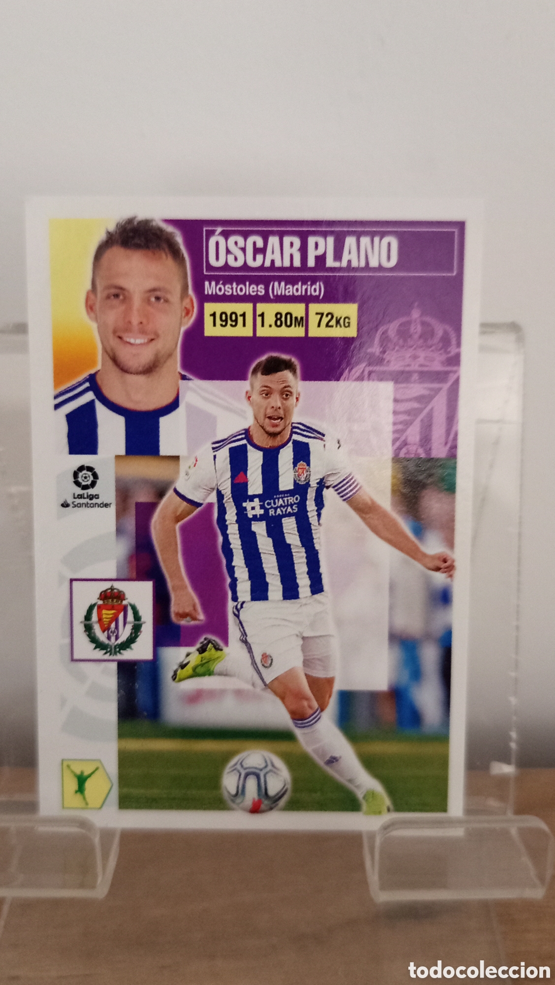 Cromos de F&uacute;tbol: ❇️ CROMO STICKER ⚽ &Oacute;SCAR PLANO VALLADOLID 15 2021 20 21 LIGA SANTANDER PANINI ❇️