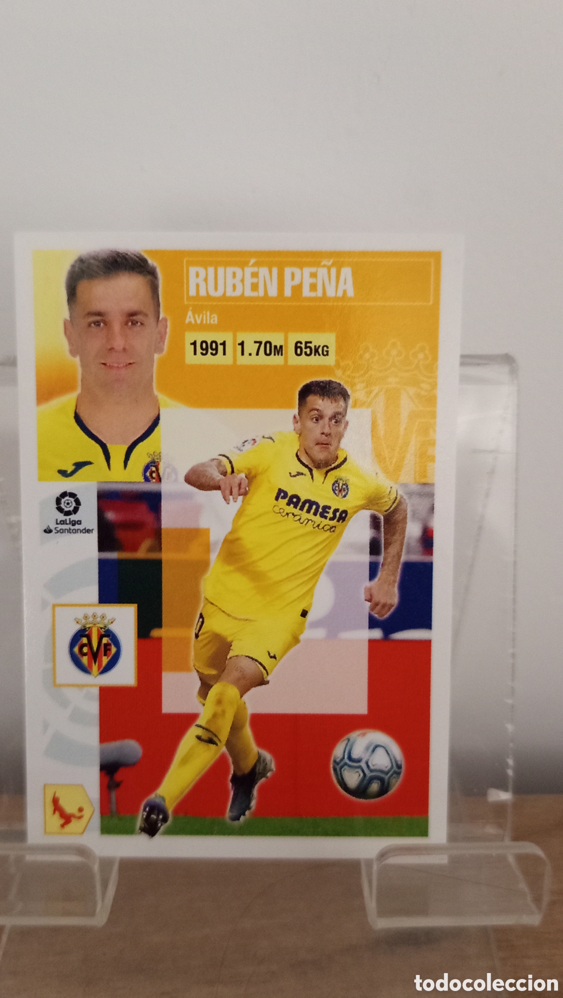 Cromos de F&uacute;tbol: ❇️ CROMO STICKER ⚽ RUB&Eacute;N PE&Ntilde;A VILLARREAL 4 2021 20 21 LIGA SANTANDER PANINI ❇️