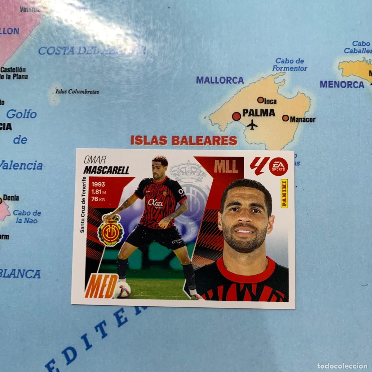 Football Stickers: Mascarell n&uacute;mero 11 del Mallorca cromo liga este 25-26 2025-2026