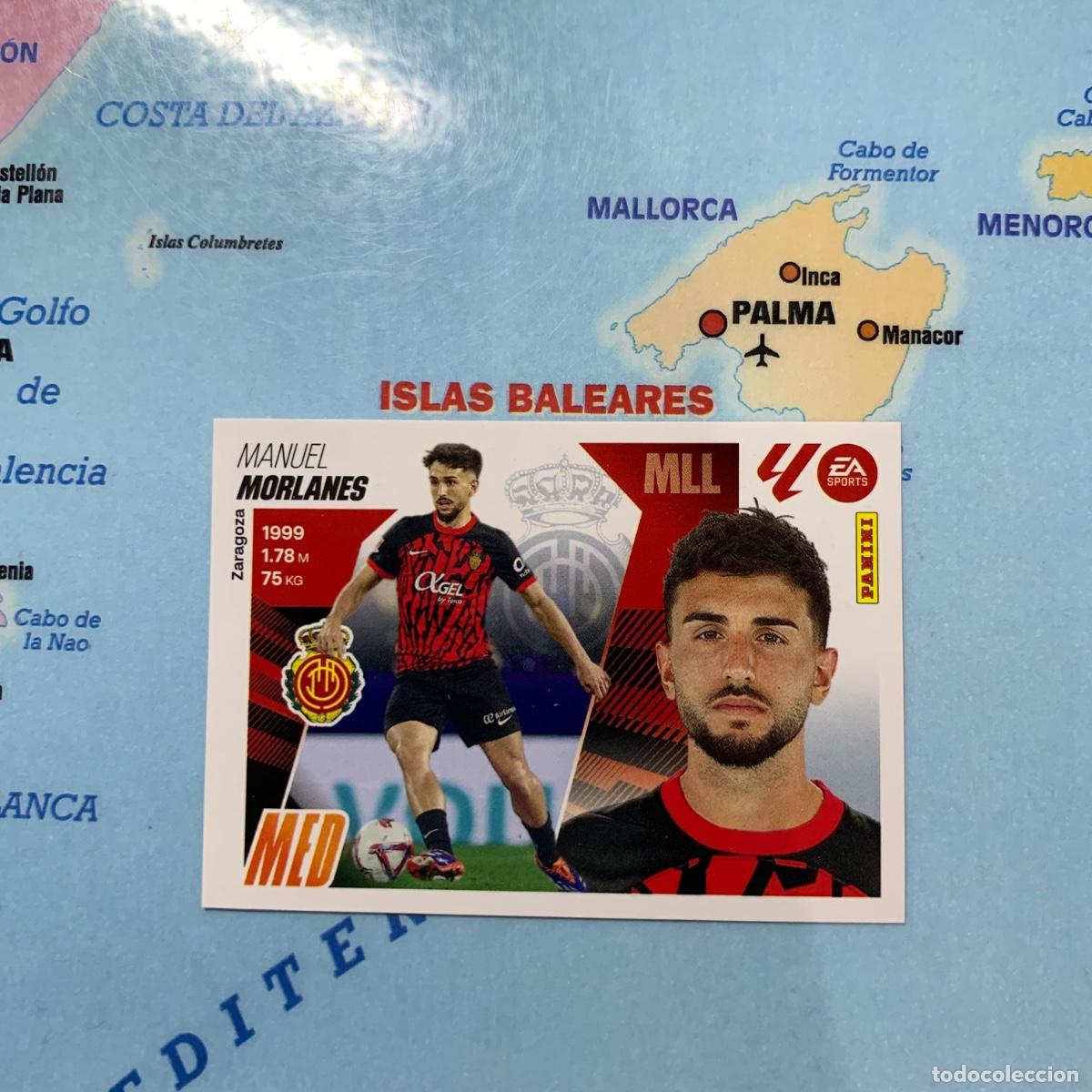 Cromos de f&uacute;tbol: Morlanes n&uacute;mero 16 del Mallorca cromo liga este 25-26 2025-2026