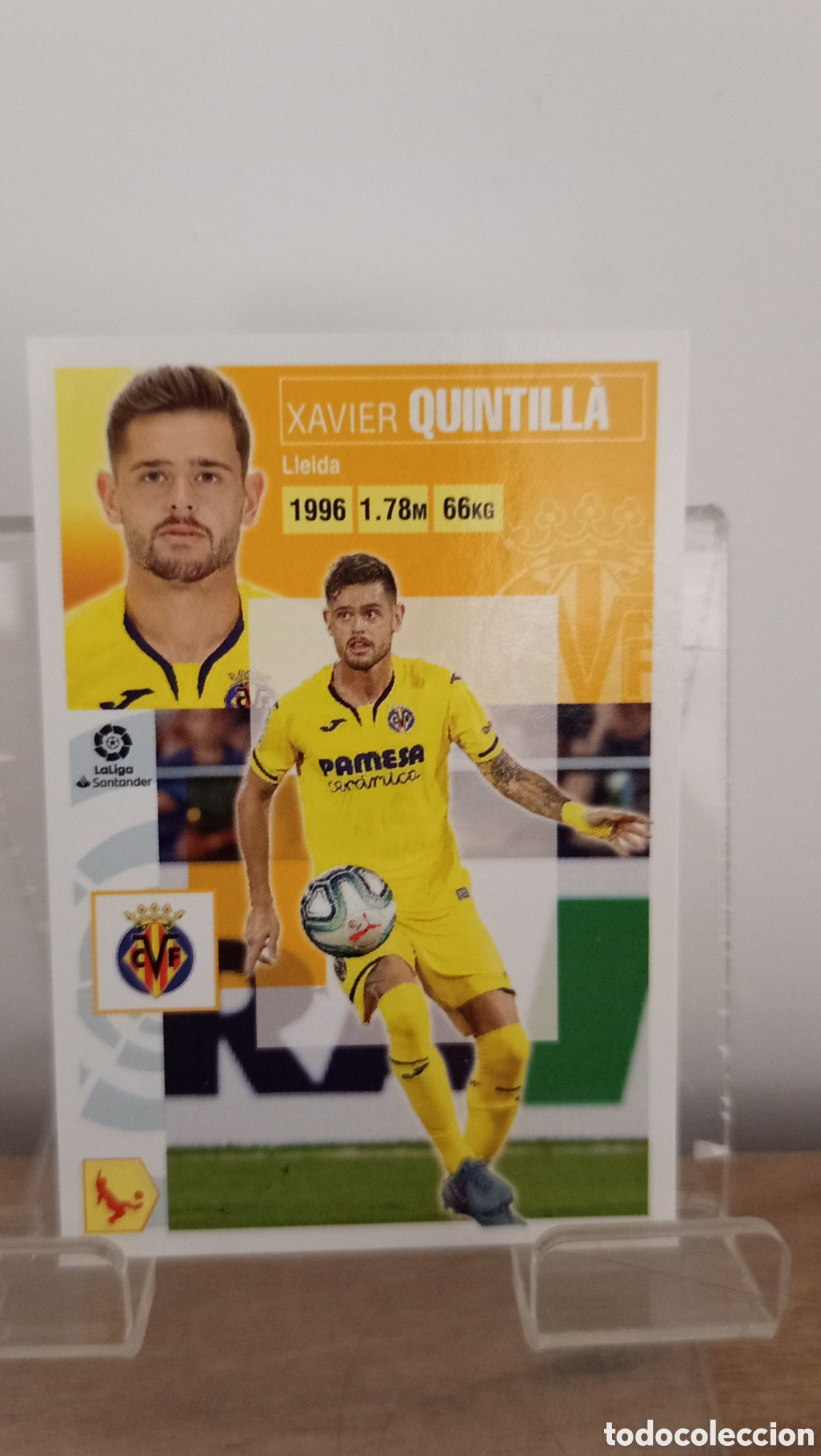Cromos de F&uacute;tbol: ❇️ CROMO STICKER ⚽ QUINTILL&Aacute; VILLARREAL 7 B 2021 20 21 LIGA SANTANDER PANINI ❇️