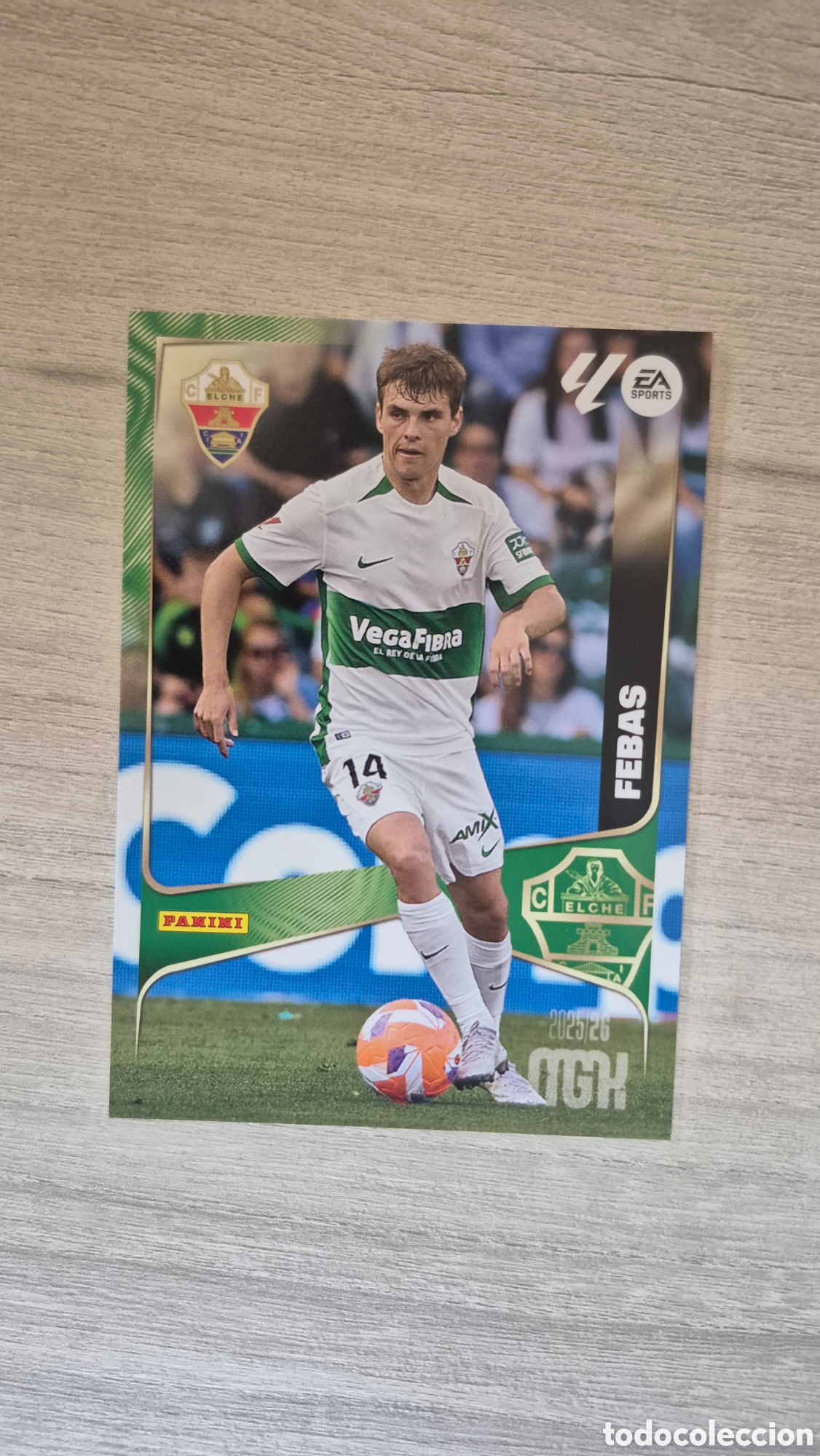 Figurine di Calcio: N&deg;136 Elche Febas Megacracks 25/26
