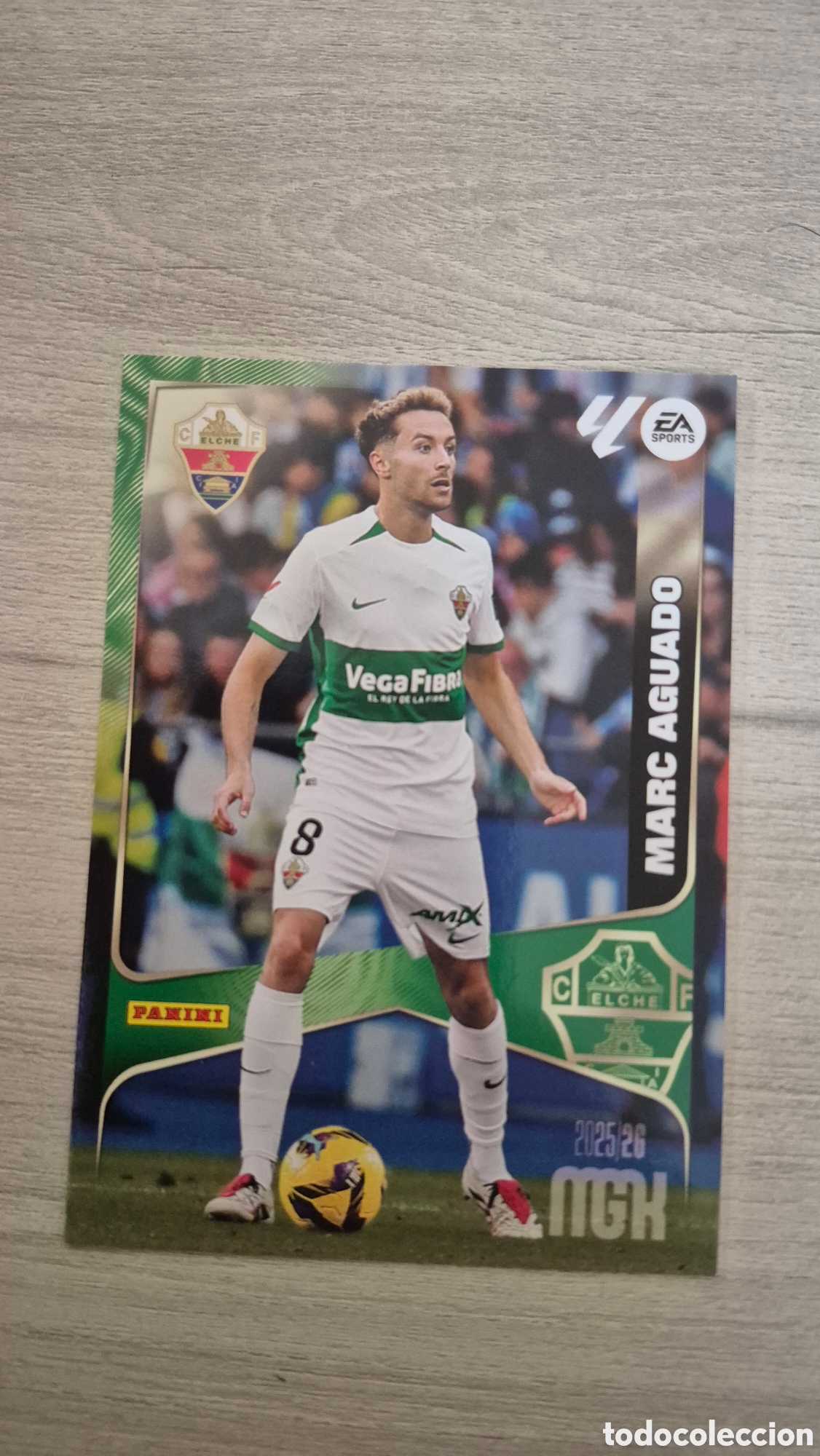 Cromos de f&uacute;tbol: N&deg;137 Elche Marc Aguado Megacracks 25/26