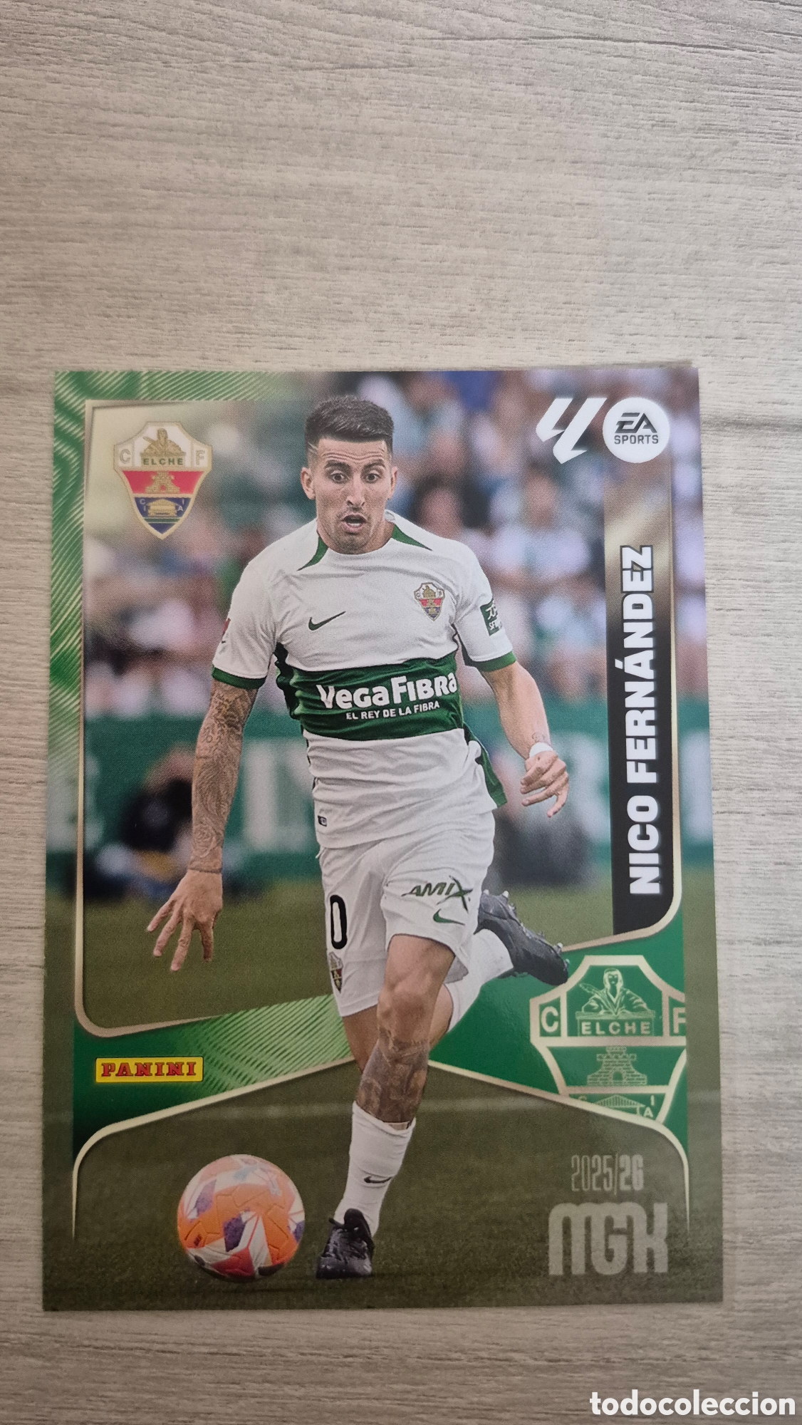 Fu&szlig;ball-Sticker: N&deg;139 Elche Nico Fern&aacute;ndez Megacracks 25/26