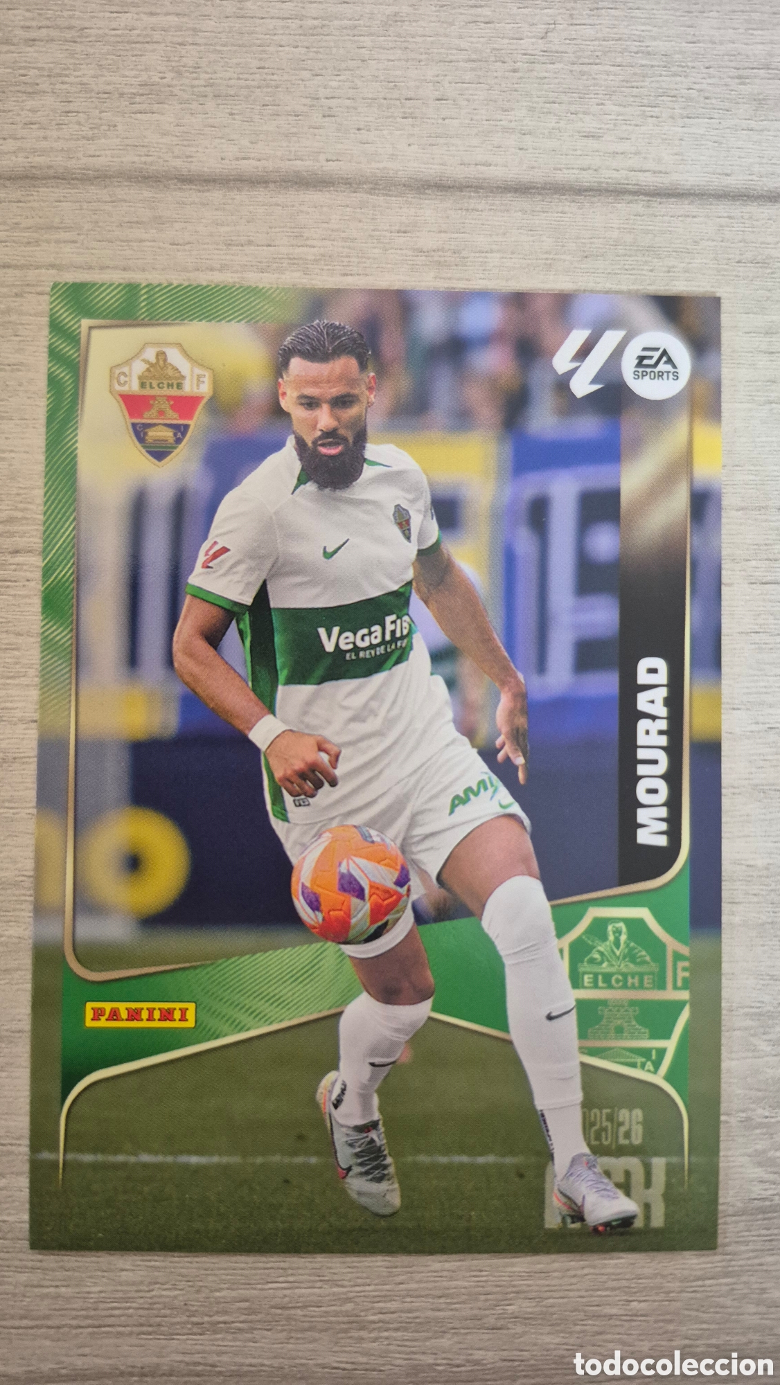 Fu&szlig;ball-Sticker: N&deg;142 Elche Mourad Megacracks 25/26