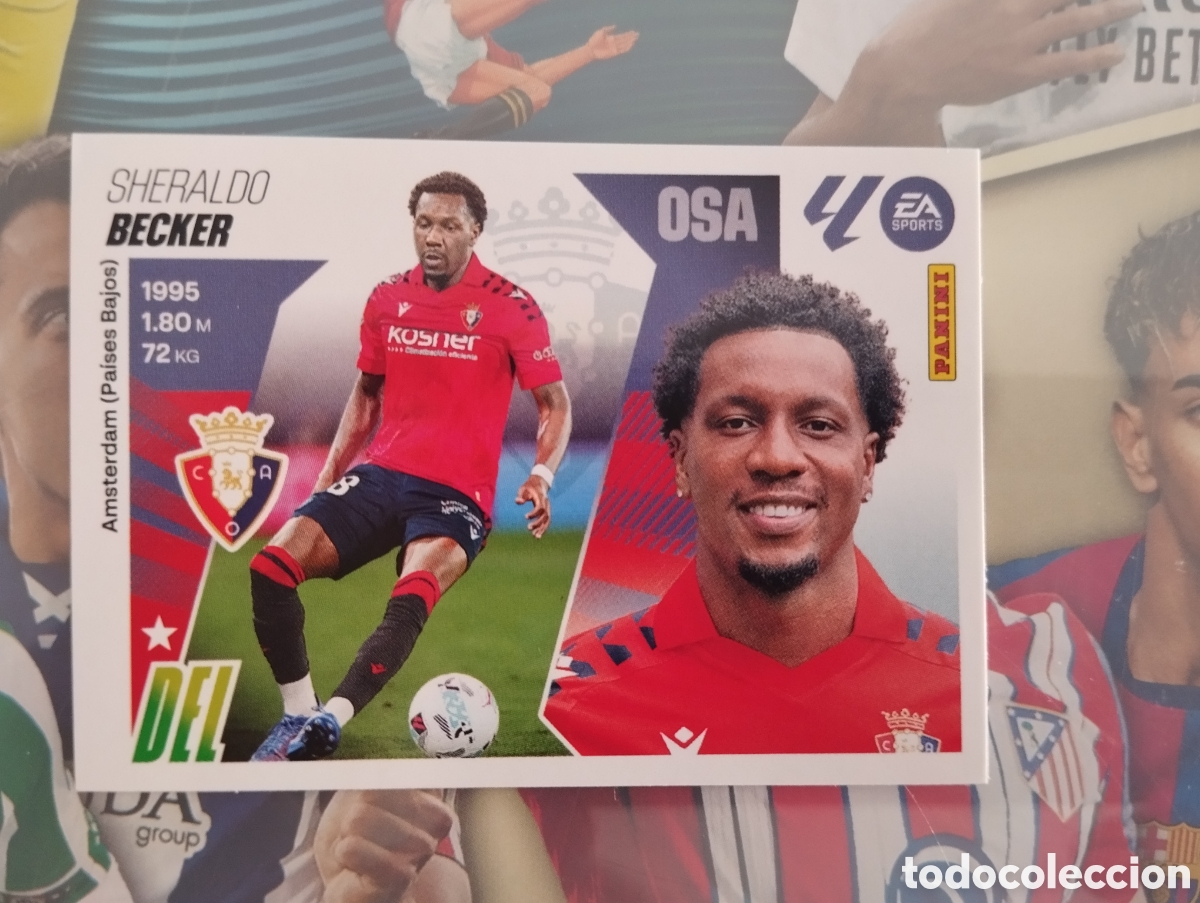 Football Stickers: LIGA ESTE 2025 2026 25 26 - PANINI - &Uacute;LTIMOS FICHAJES N&ordm; 48 BECKER CA OSASUNA