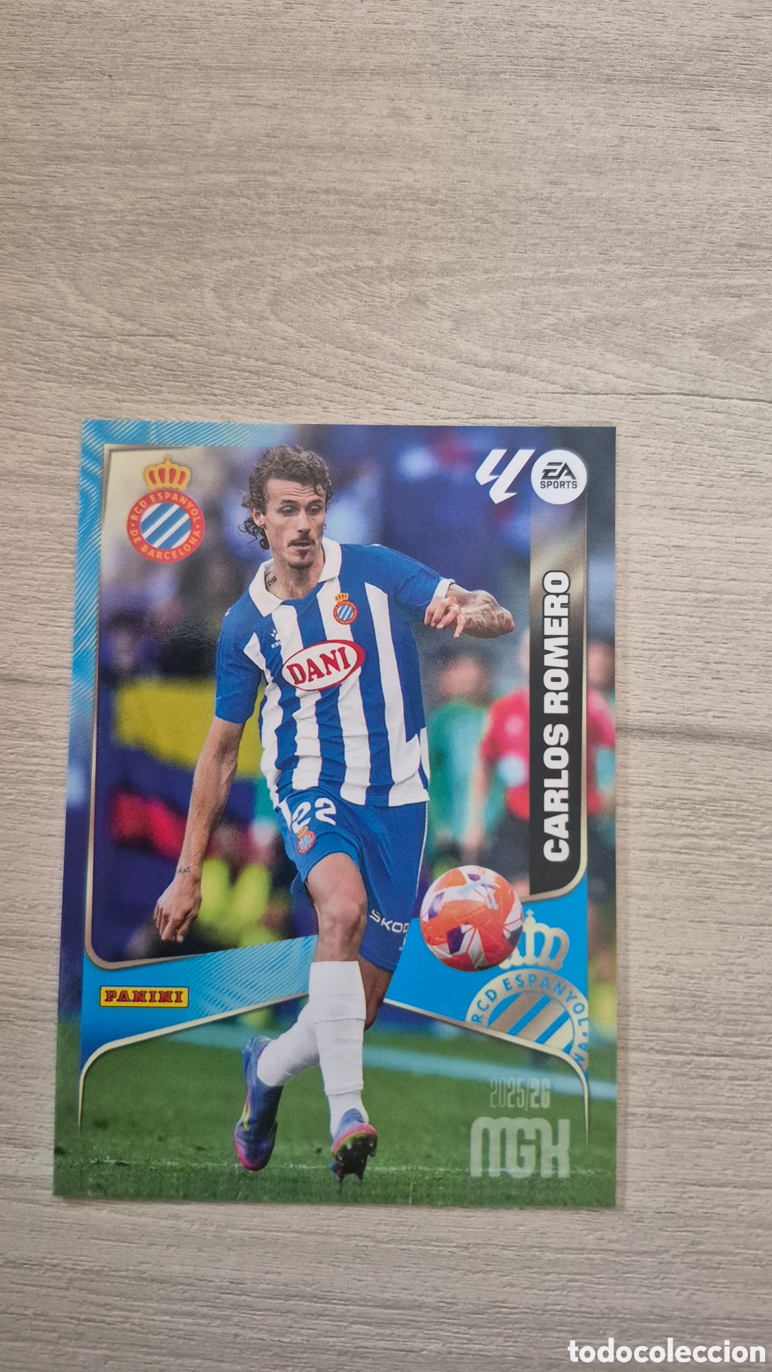 Cartes &agrave; collectionner de Football: N&deg;153 Espanyol Carlos Romero Megacracks 25/26