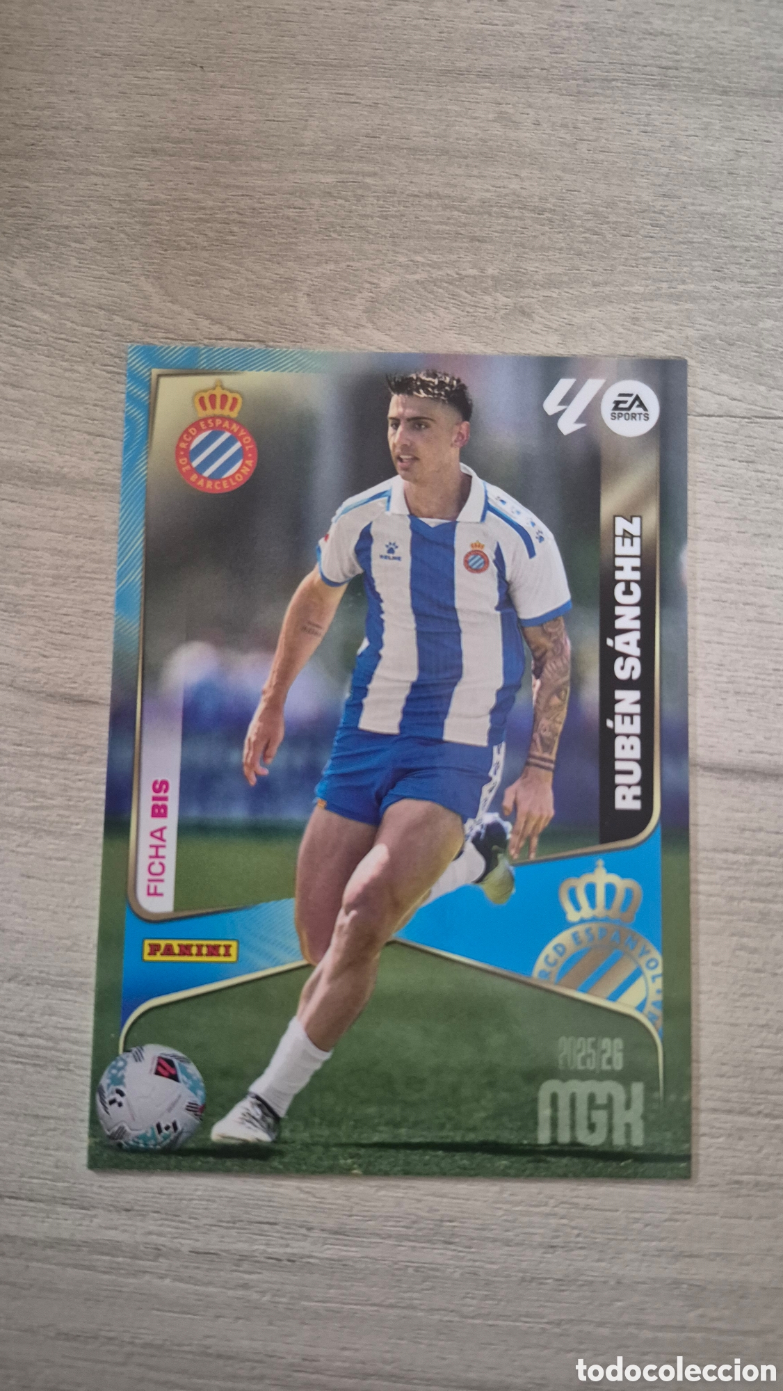 Fu&szlig;ball-Sticker: N&deg;154Bis Espanyol Rub&eacute;n S&aacute;nchez Megacracks 25/26