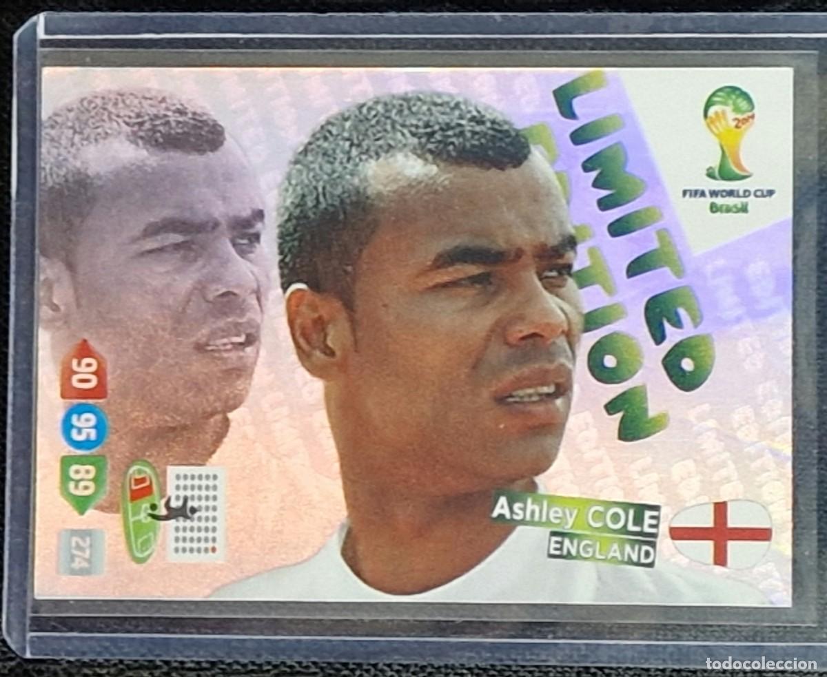Cromos de F&uacute;tbol: ASHLEY COLE PORTRAIT LIMITED EDITION ADRENALYN XL BRAZIL 2014