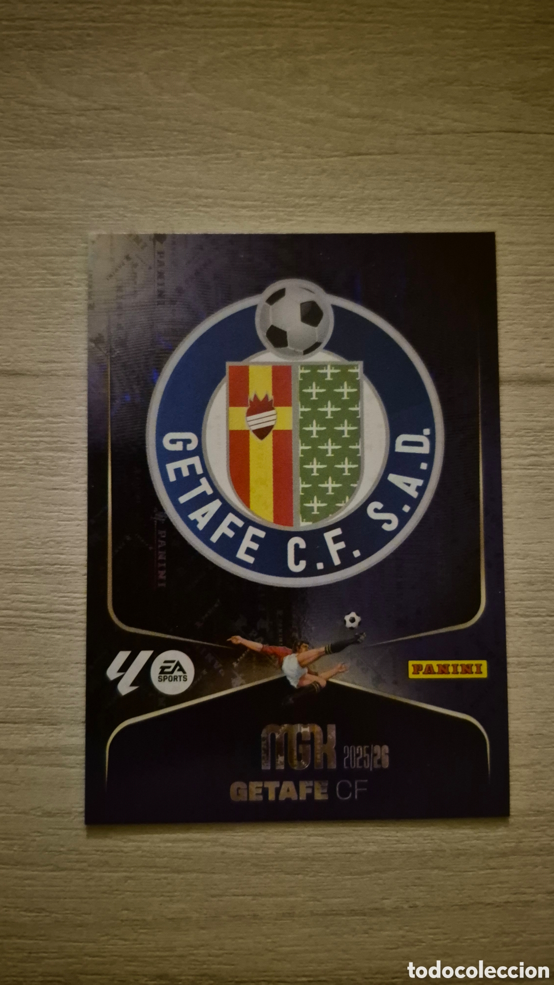 Cromos de Futebol: N&deg;163 Escudo Getafe Megacracks 25/26
