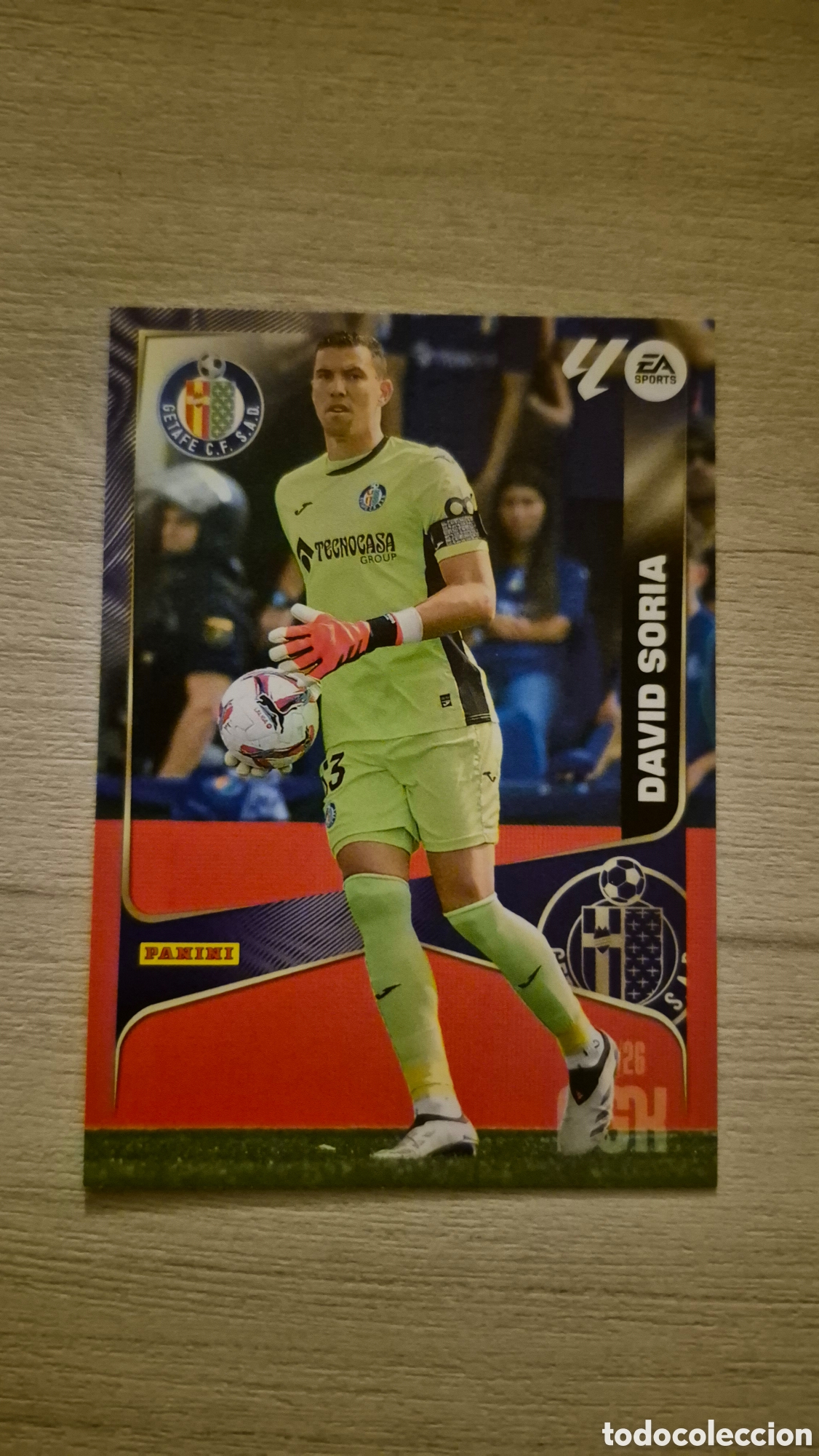 Fu&szlig;ball-Sticker: N&deg;164 Getafe David Soria Megacracks 25/26