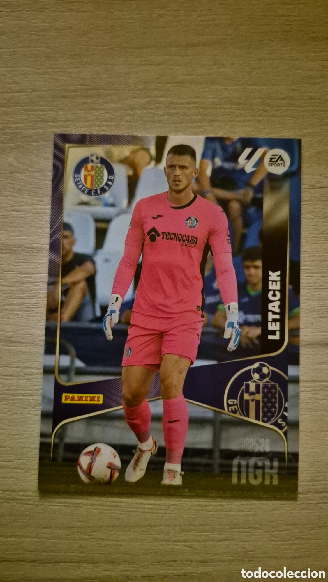 Figurine di Calcio: N&deg;165 Getafe Letacek Megacracks 25/26