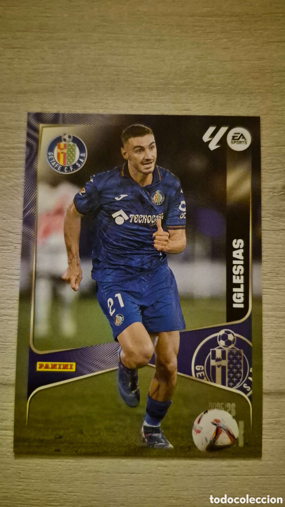 Cromos de f&uacute;tbol: N&deg;167 Getafe Iglesias Megacracks 25/26