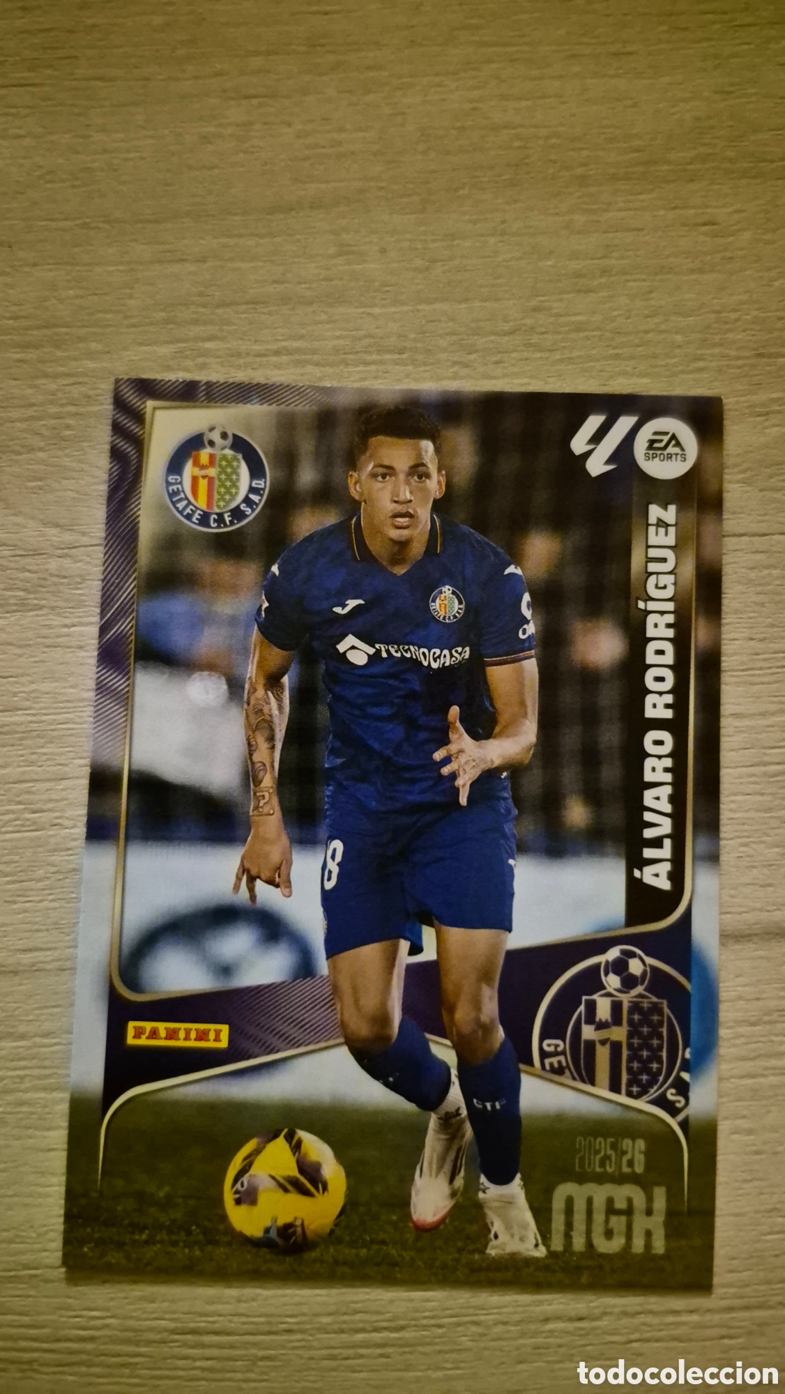 Figurine di Calcio: N&deg;179 Getafe Alvaro Rodriguez Megacracks 25/26