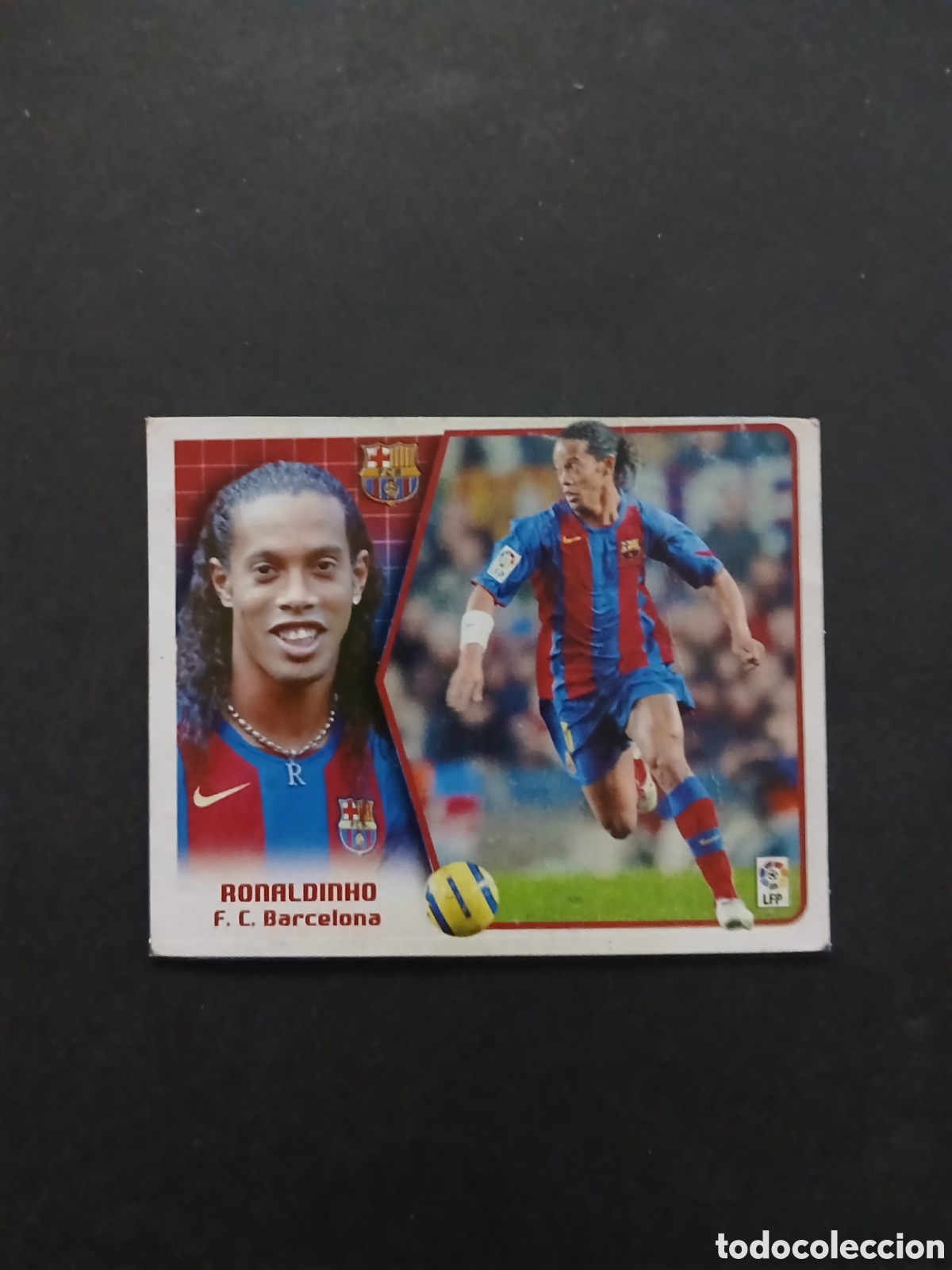 Cromos de F&uacute;tbol: RONALDINHO BARCELONA LIGA ESTE 2005/06 05 06 RECORTADO