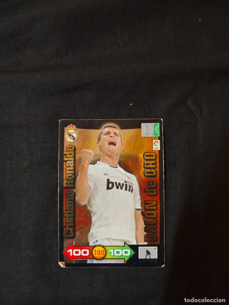 Cromos de F&uacute;tbol: Cristiano Ronaldo Bal&oacute;n de Oro Adrenalyn 2010/2011