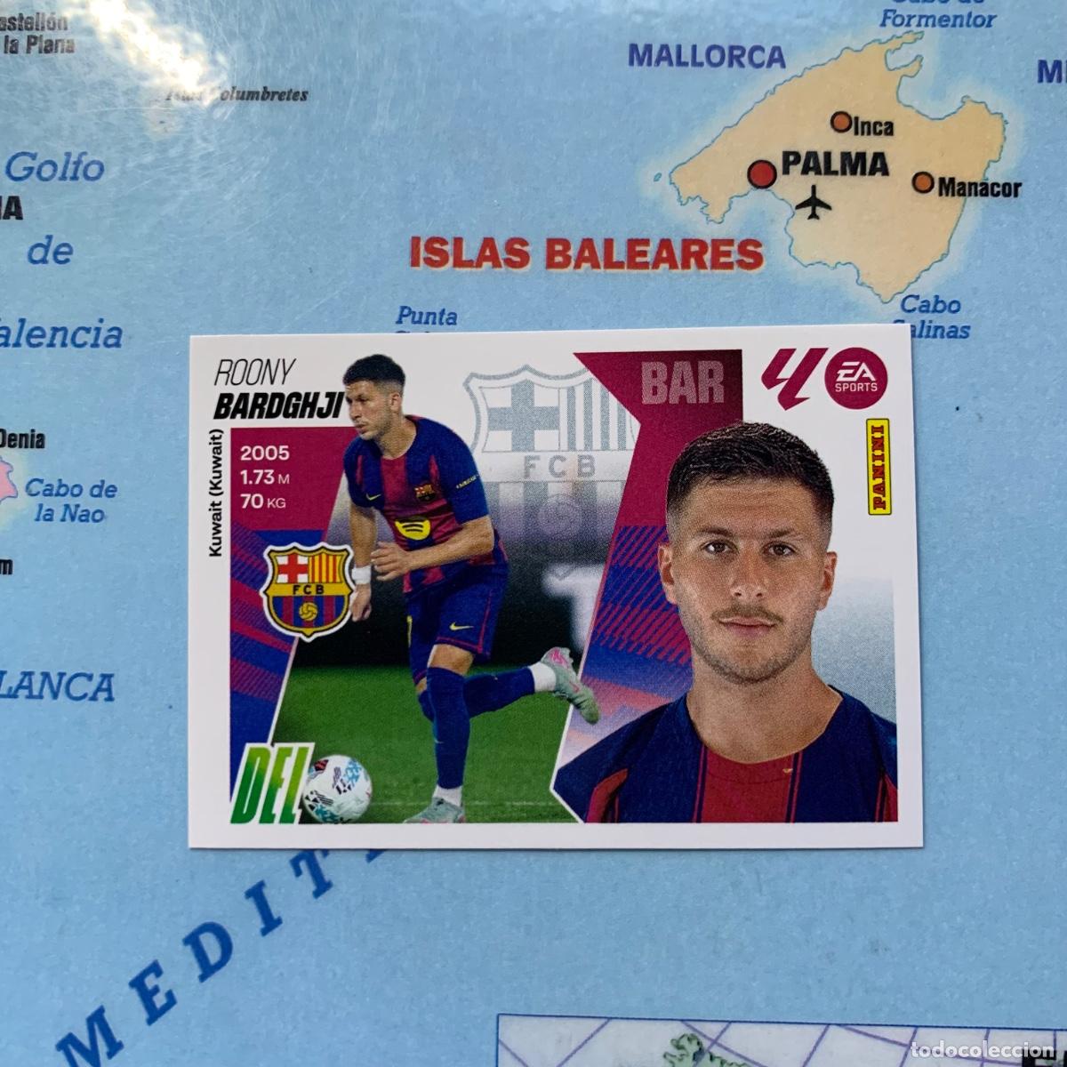 Figurine di Calcio: Bardghji &uacute;ltimo fichaje n&uacute;mero 41 del Barcelona cromo liga este 25-26 2025-2026