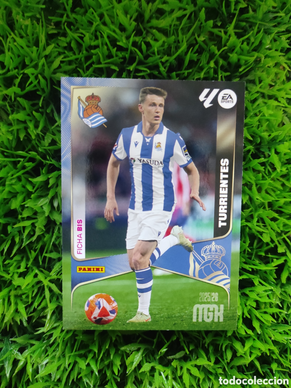 Cartes &agrave; collectionner de Football: Turrientes Real Sociedad Megacracks 25-26 # 315 BIS