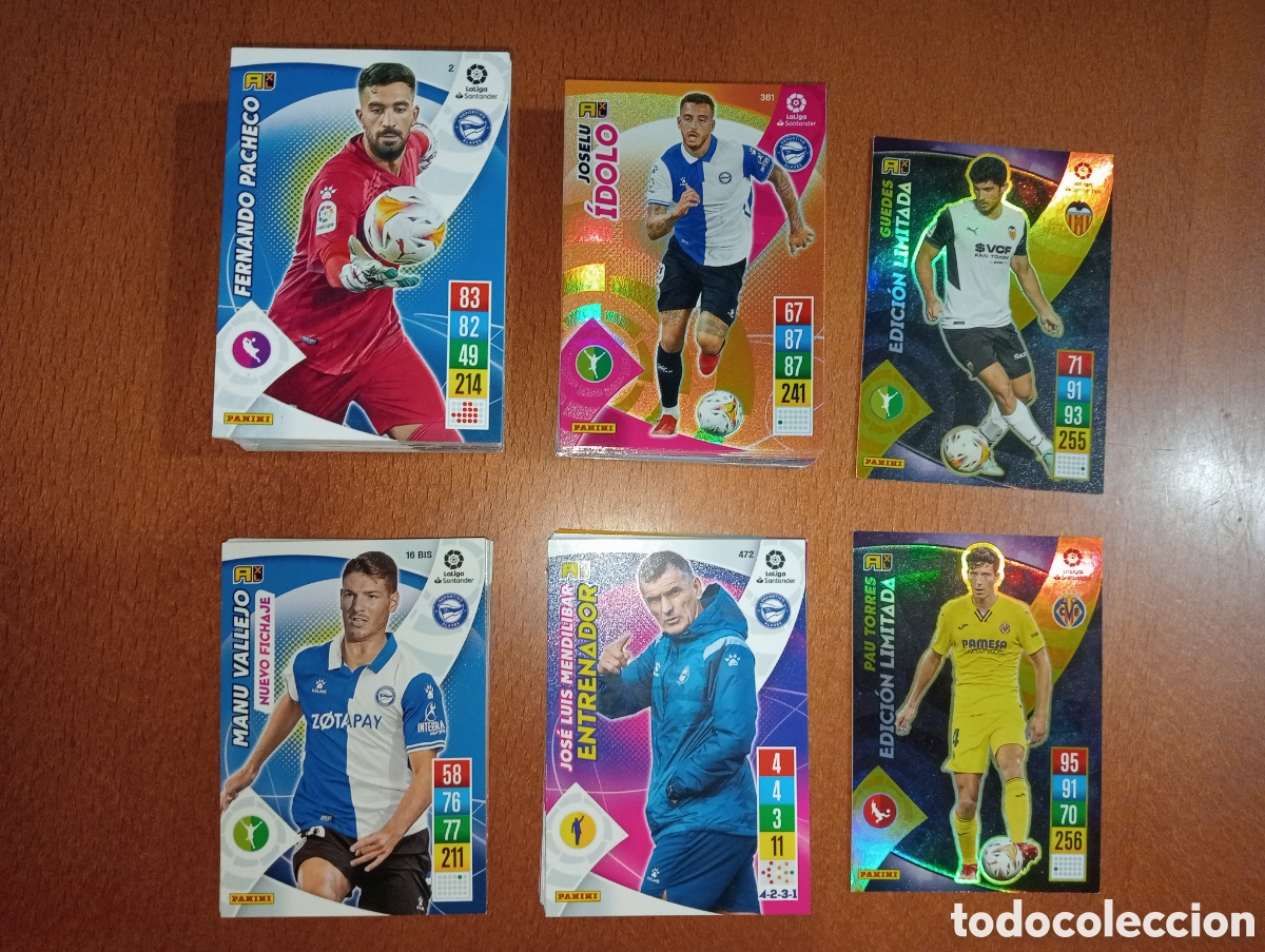 Football Stickers: Lote 170 Cartas Diferentes Adrenalyn XL 21/22 Panini